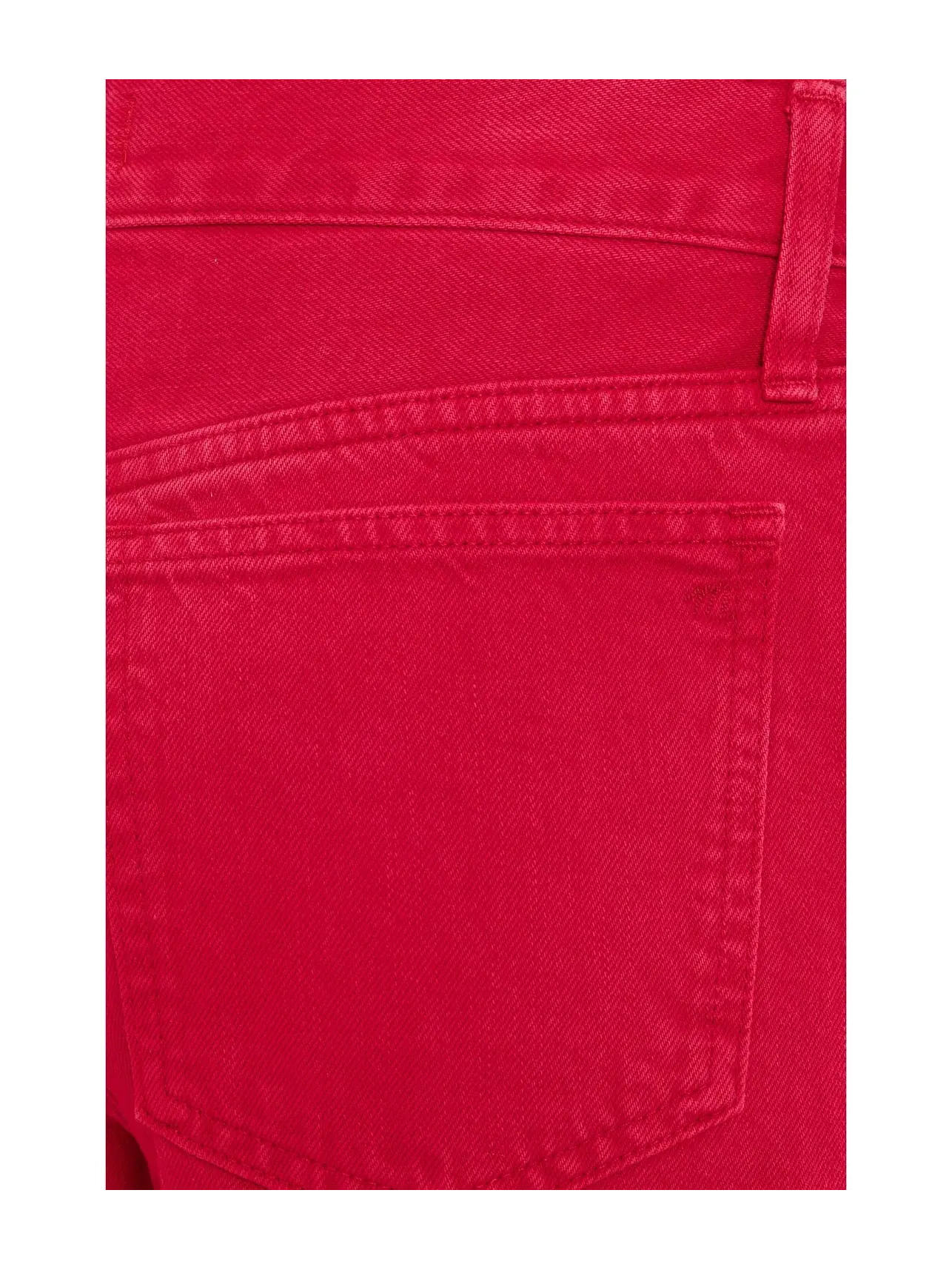 Джинсы свободные-кроп с низкой посадкой Low Slung Baggy Crop in Red Madewell — изображение 5 из 5, красный