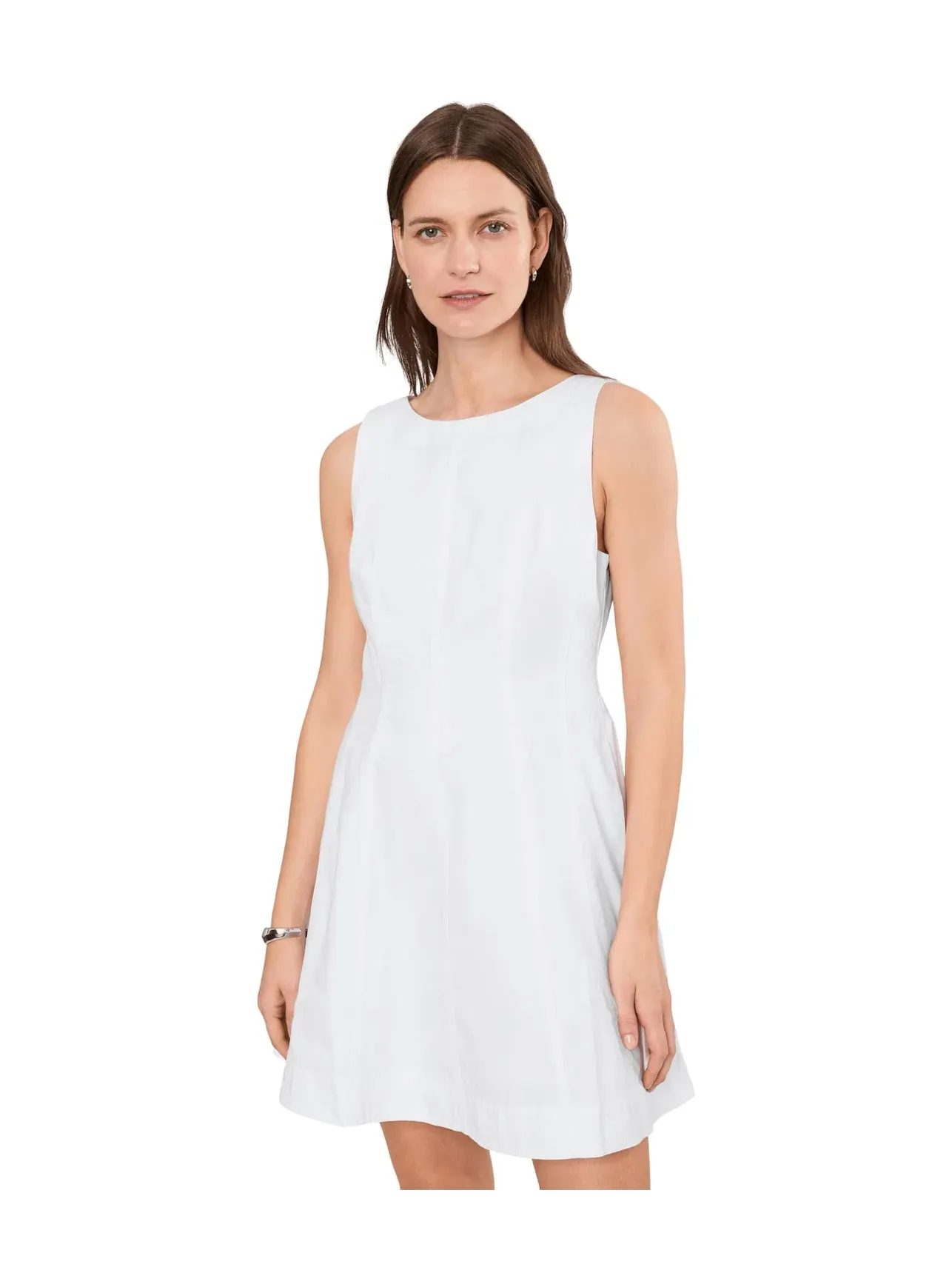 Мини-платье Rylie - плотный поплин 40-х годов Madewell — изображение 1 из 5, белый