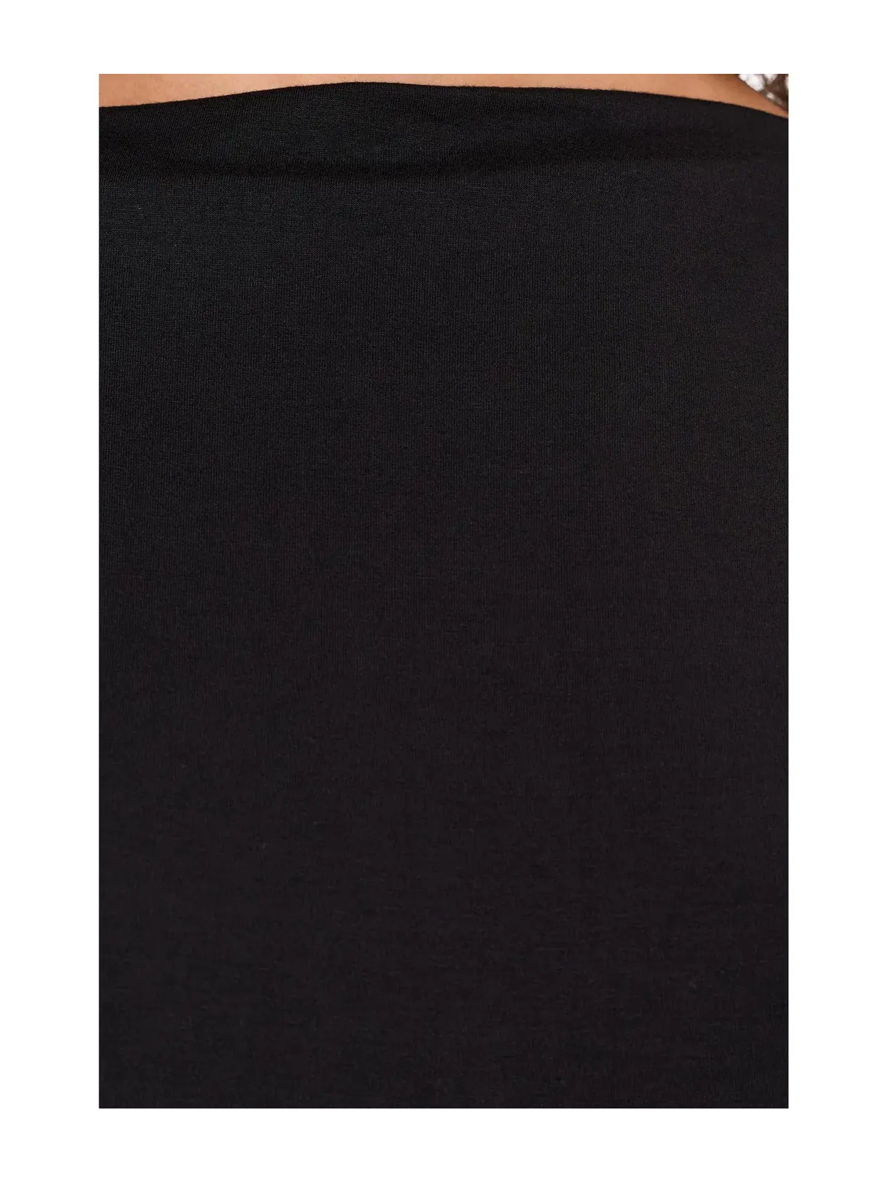 Топ с открытыми плечами и резинкой Ines On-Off Shoulder Banded Top Michael Stars — изображение 5 из 5, черный