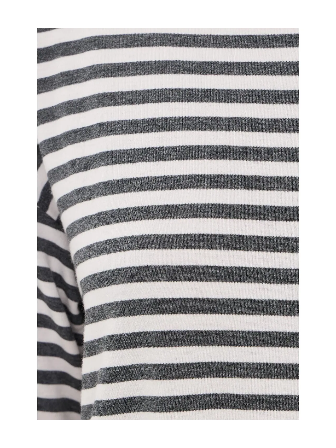 Топ-кроп в полоску с рукавом до локтя Elbow Sleeve Striped Crop Top Mod-O-Doc — изображение 5 из 5