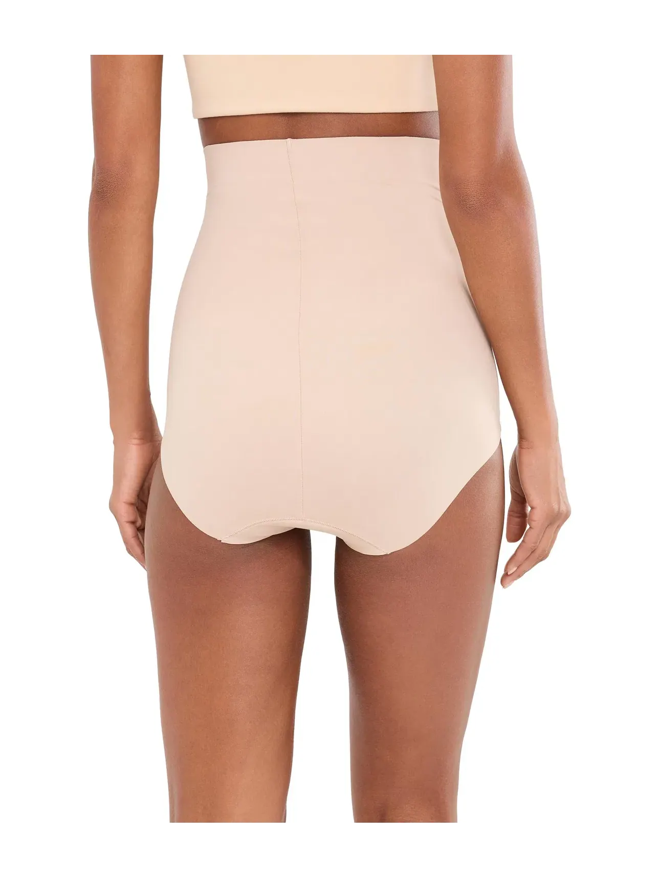 Утягивающие трусы с высокой посадкой Mark My Curve High-Waist Shaping Briefs Naomi & Nicole — изображение 3 из 4, бежевый