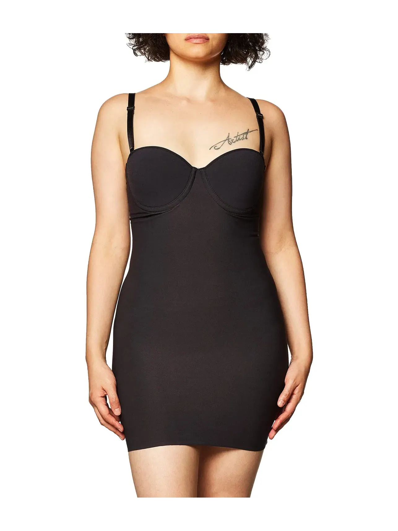 Бюстгальтер-слип без бретелей-трансформер Unbelievable Comfort Convertible Strapless Braslip Naomi & Nicole, черный