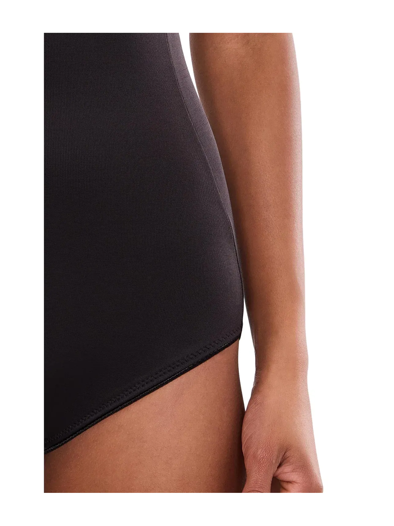 Трусы с высокой посадкой размера плюс Unbelievable Comfort Plus Hi Waist Brief Naomi & Nicole — изображение 4 из 4, черный