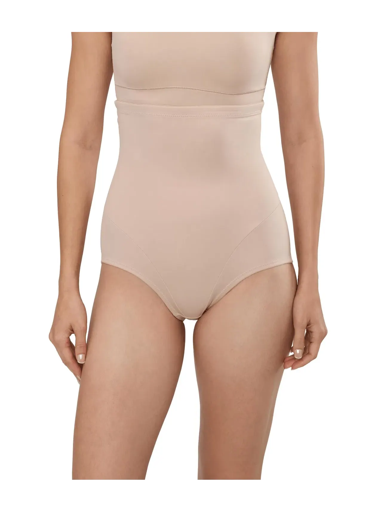 Утягивающие трусы с высокой посадкой Back Magic Firm Control Hi Waist Brief Naomi & Nicole — изображение 1 из 4, нудовый