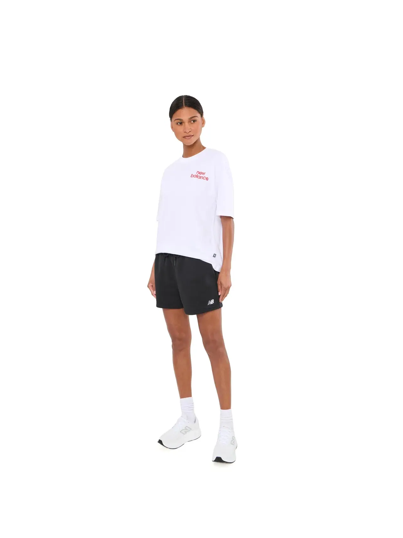 Спортивные флисовые шорты Sport Essentials New Balance — изображение 2 из 5, черный