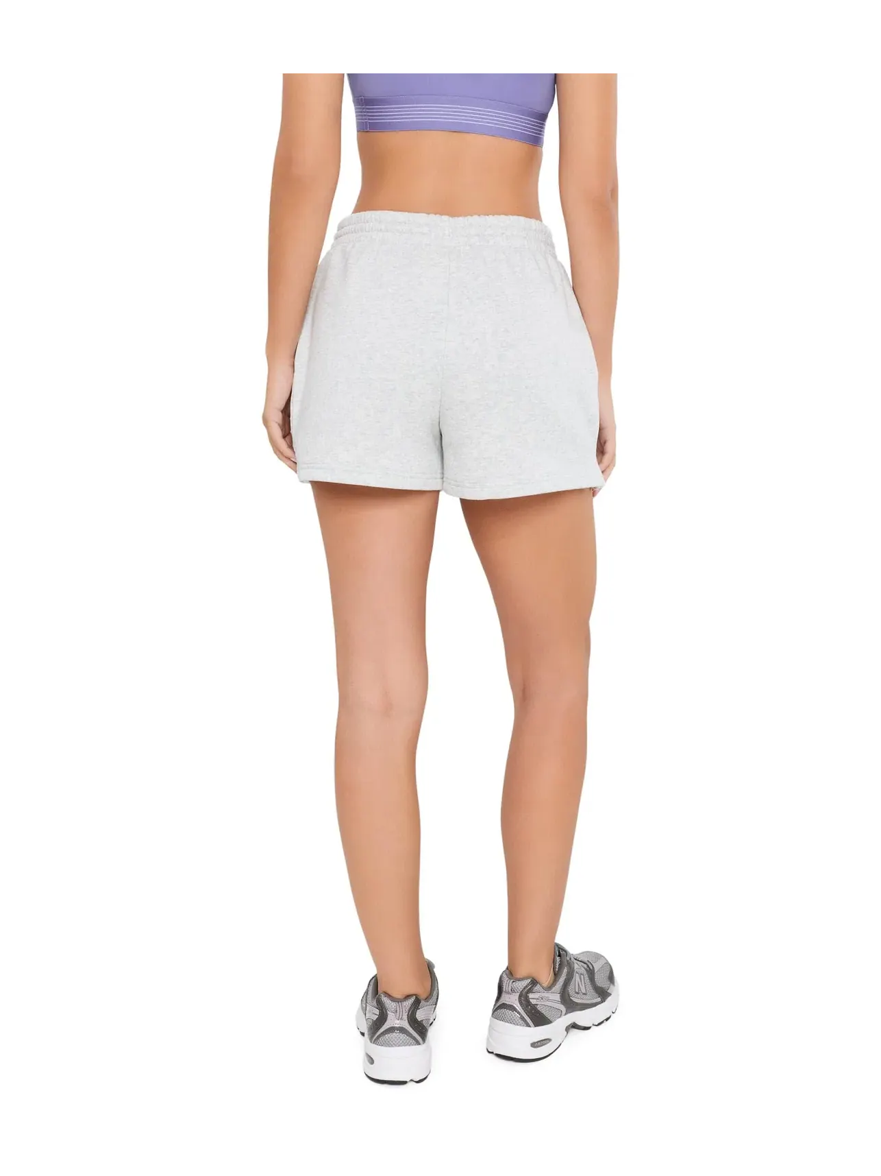 Спортивные флисовые шорты Sport Essentials New Balance — изображение 4 из 5, пепельный вереск