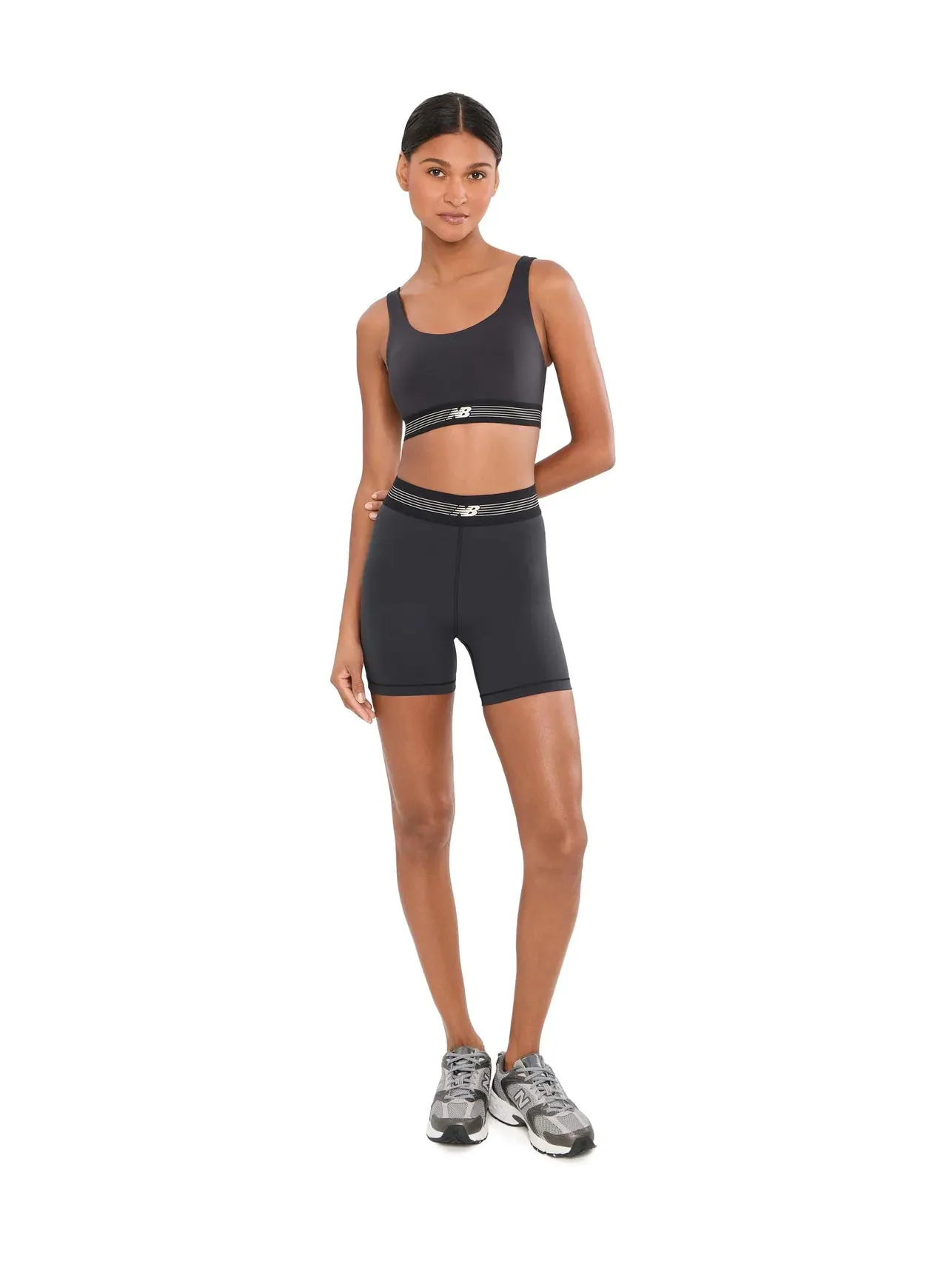 Шорты 5" AC Fitted Shorts New Balance — изображение 2 из 5, черный
