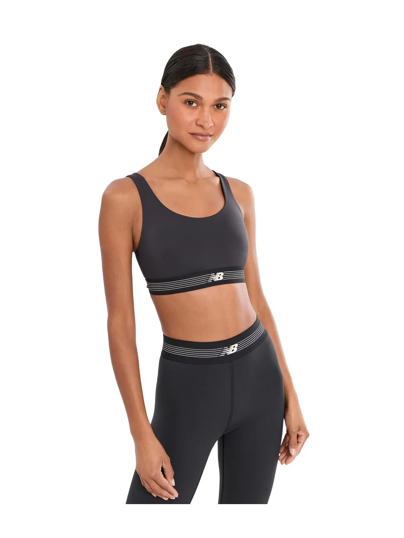 Бюстгальтер для тренировок AC Train Bra New Balance — изображение 1 из 5, черный