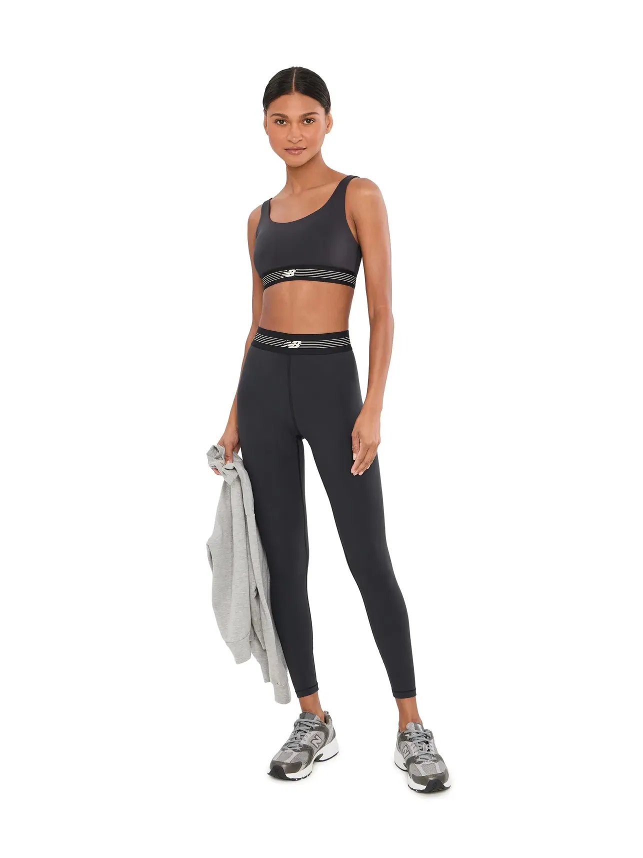 Бюстгальтер для тренировок AC Train Bra New Balance — изображение 2 из 5, черный