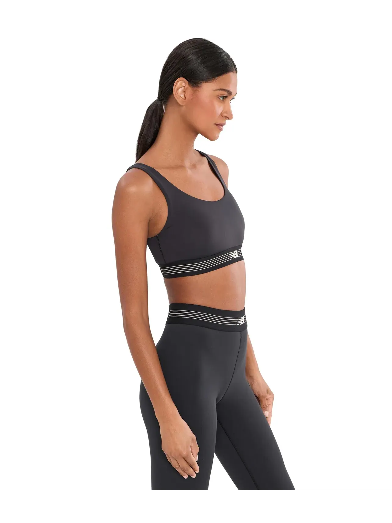 Бюстгальтер для тренировок AC Train Bra New Balance — изображение 3 из 5, черный