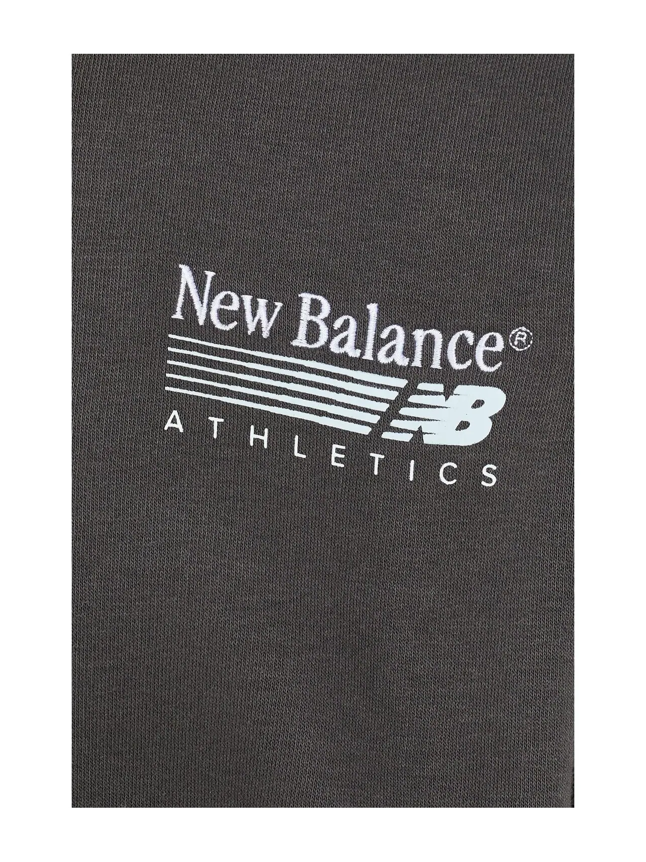 Толстовка Trackside Fleece Crew New Balance — изображение 5 из 5, черный