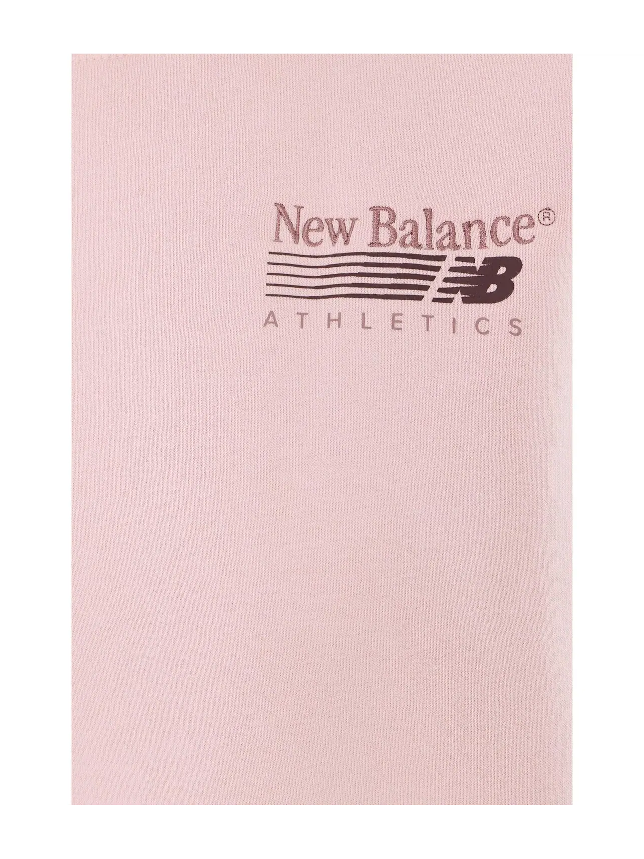 Толстовка Trackside Fleece Crew New Balance — изображение 5 из 5, розовый