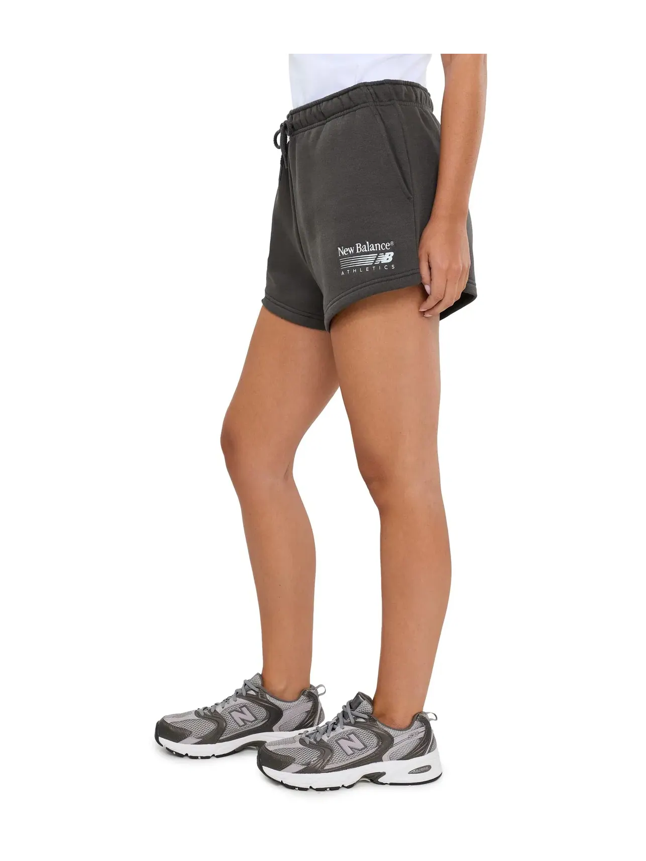 Флисовые шорты Trackside New Balance — изображение 3 из 5, черный