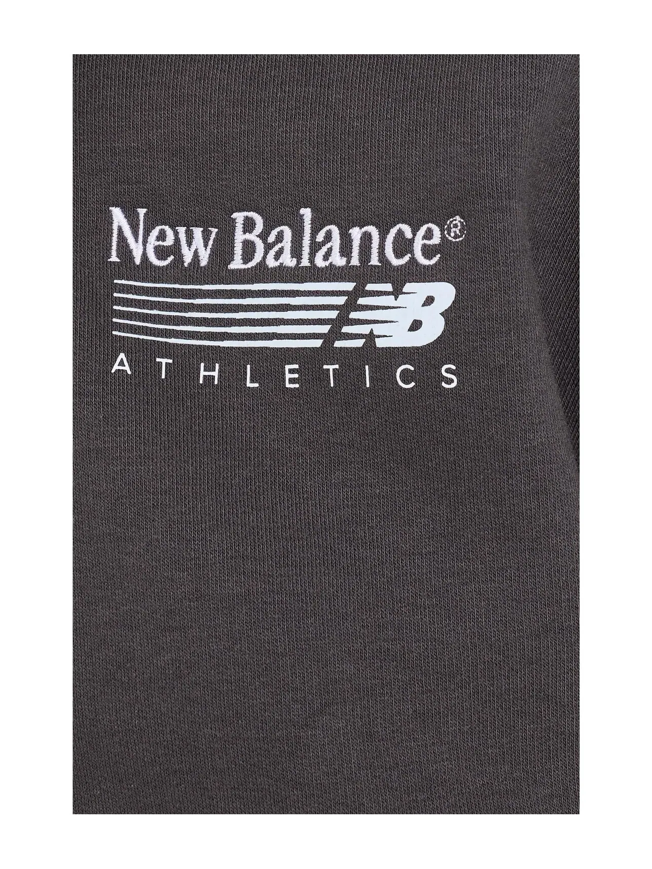 Флисовая толстовка на молнии Trackside Fleece Full Zip New Balance — изображение 5 из 5, черный