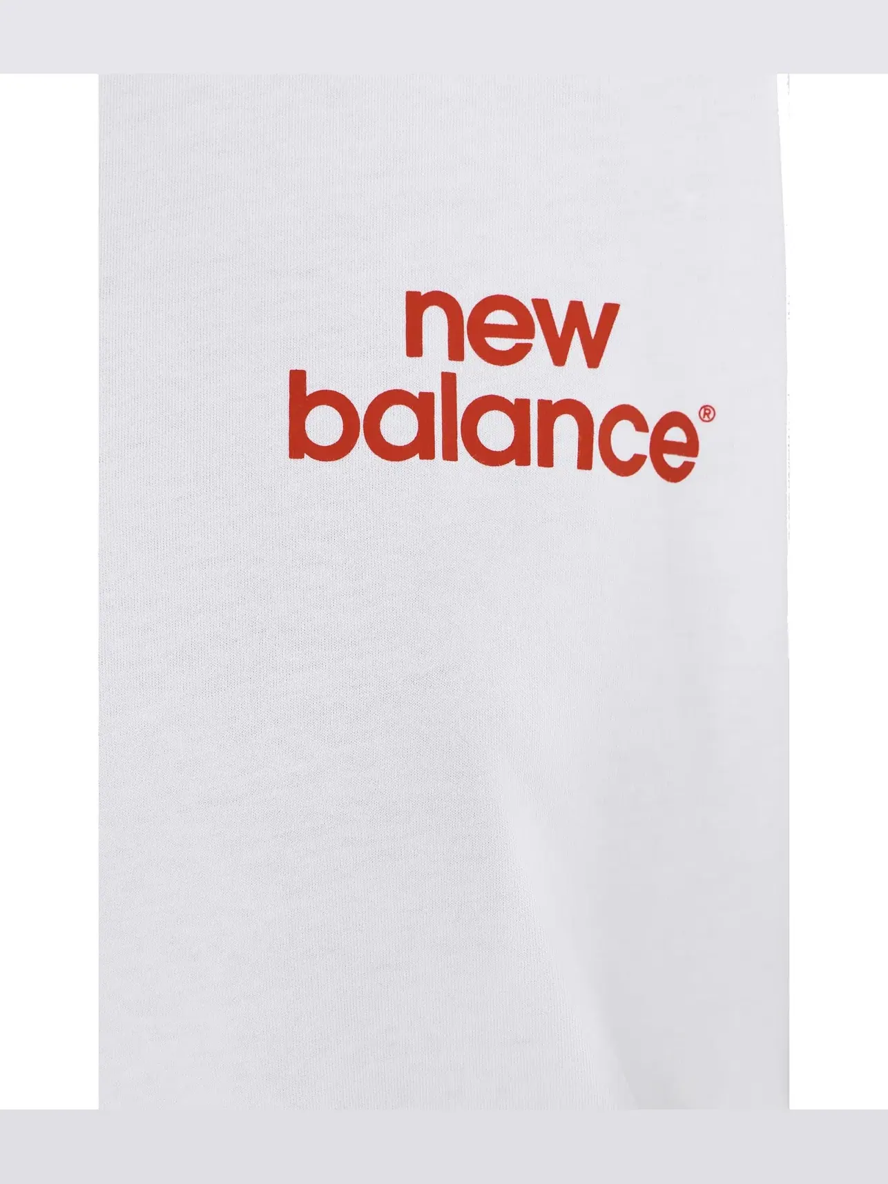 Интеллектуальная футболка свободного кроя New Balance — изображение 5 из 5, белый