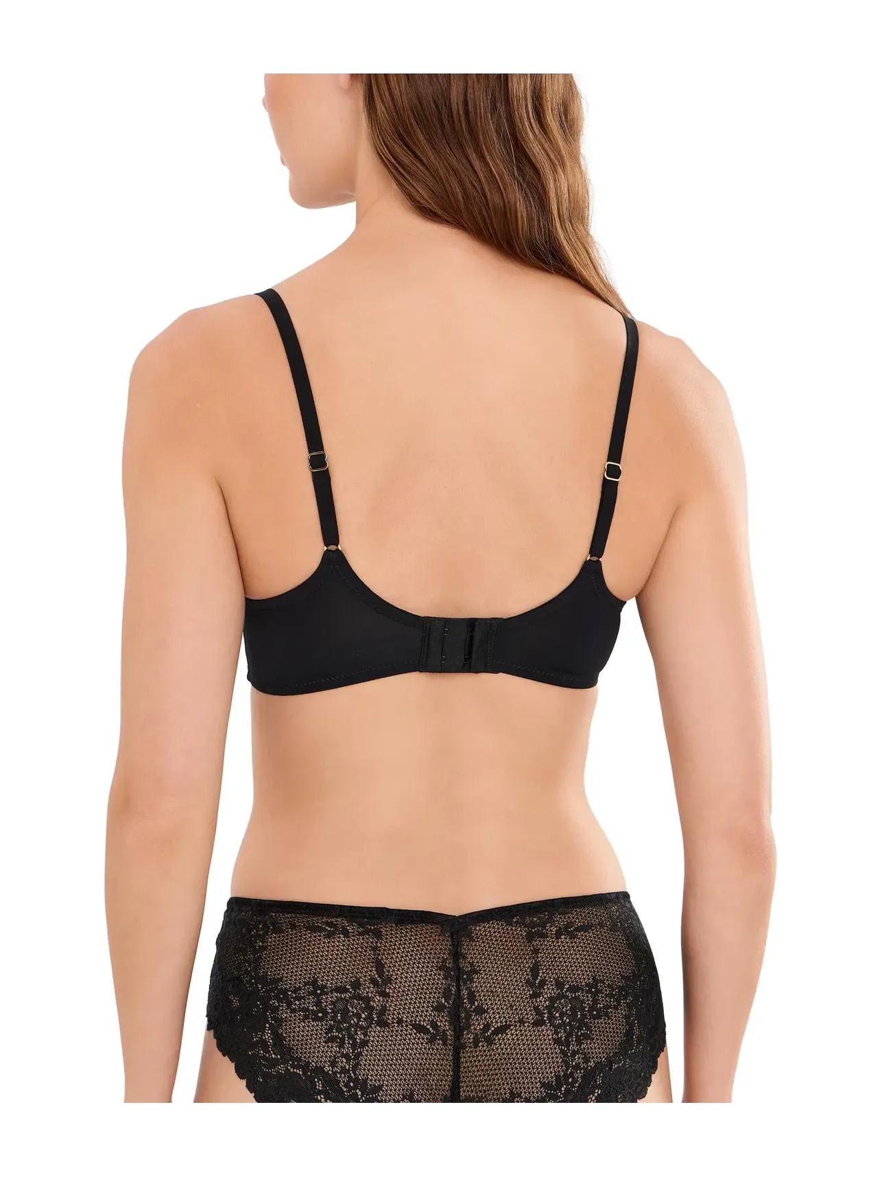 Бюстгальтер-деми под футболку Peony Demi T-Shirt Bra Natori — изображение 4 из 5, черный