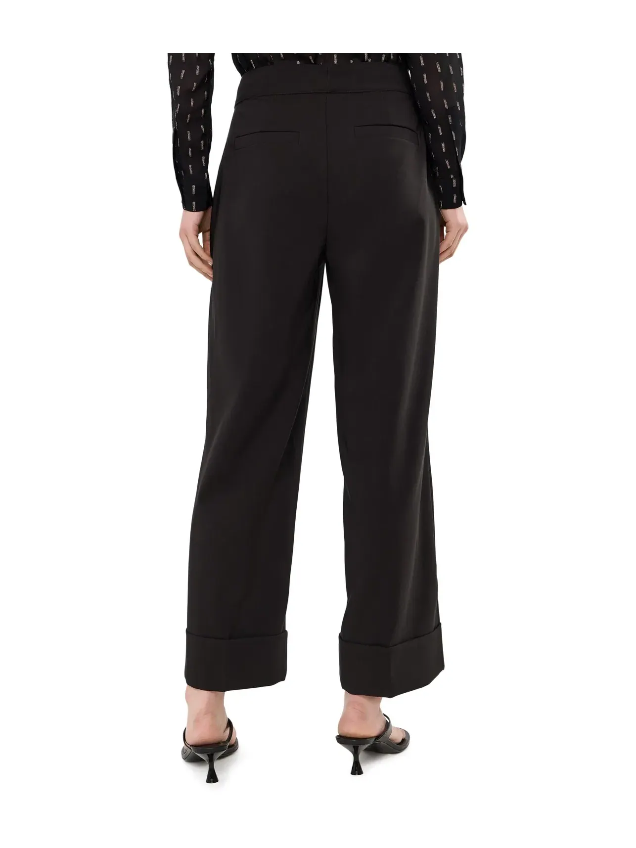 Брюки Clarendon Sleek Stretch с манжетами до щиколотки Nic+Zoe — изображение 4 из 5, черный