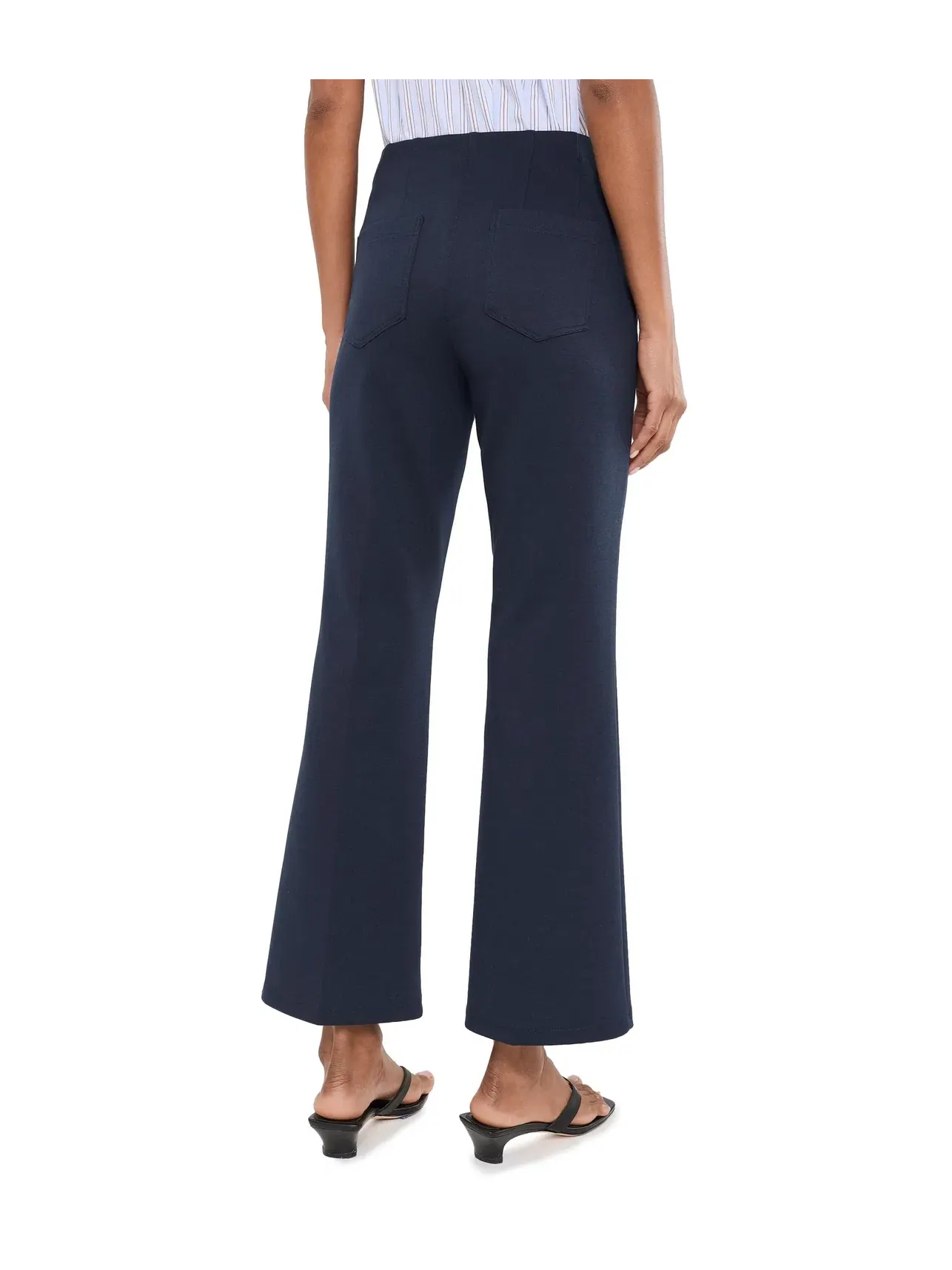 Брюки 28" Berkeley Boot Ponte Pants Nic+Zoe — изображение 4 из 5, темный индиго