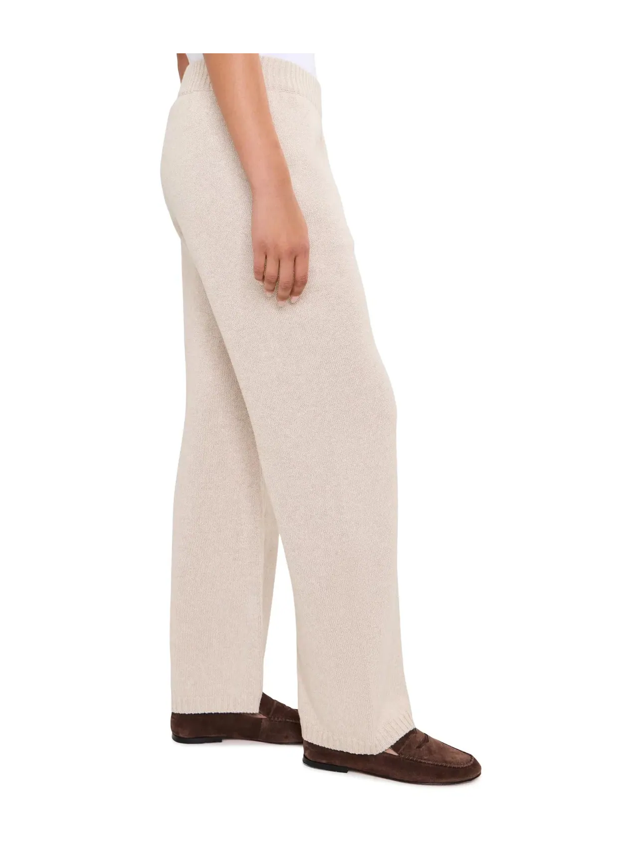 Брюки трикотажные Billie Sweater Pants Nic+Zoe — изображение 3 из 5, овсяный
