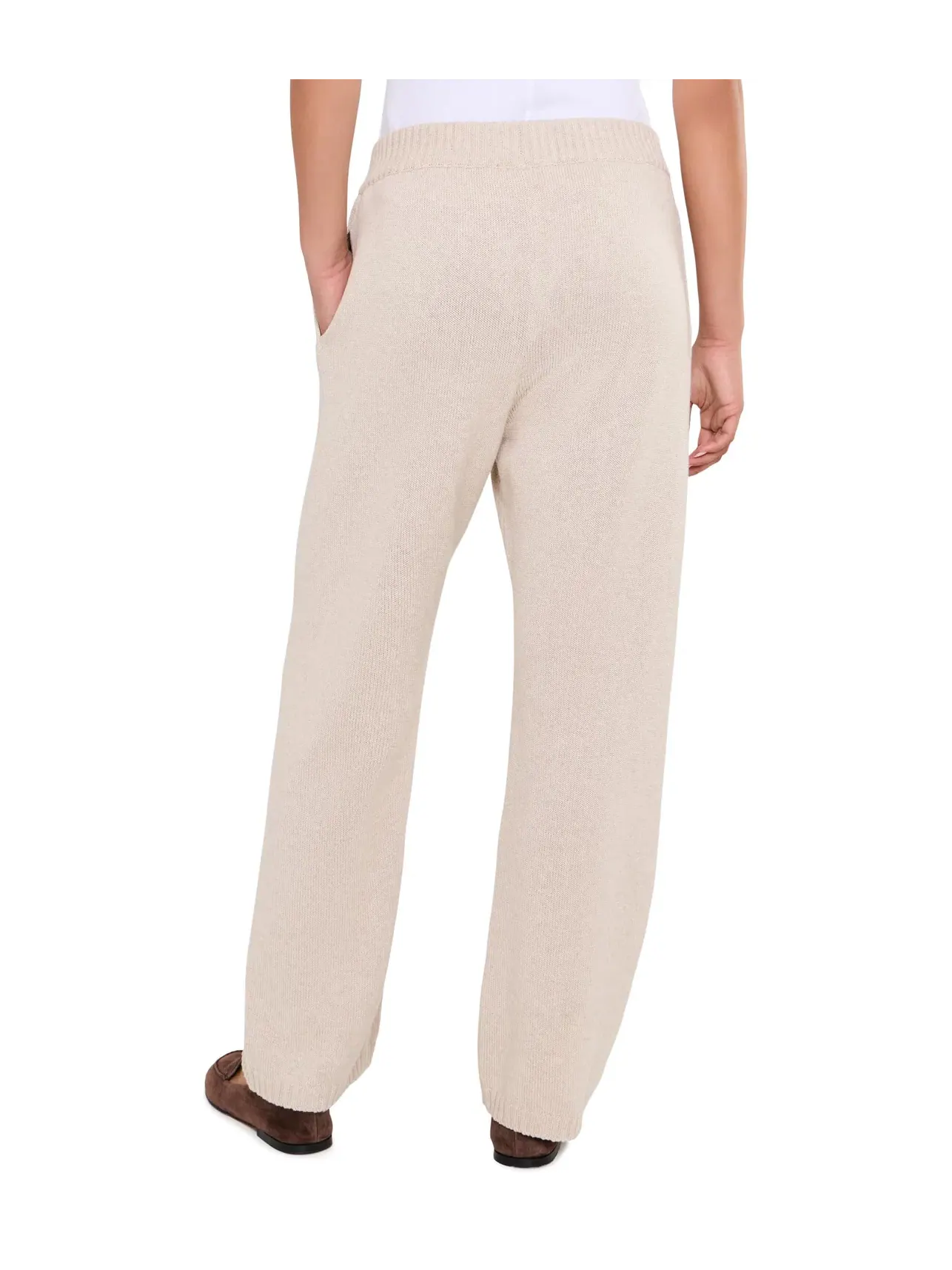 Брюки трикотажные Billie Sweater Pants Nic+Zoe — изображение 4 из 5, овсяный