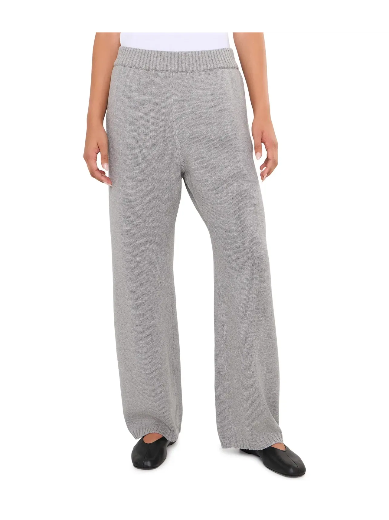 Брюки трикотажные Billie Sweater Pants Nic+Zoe — изображение 1 из 5, серый