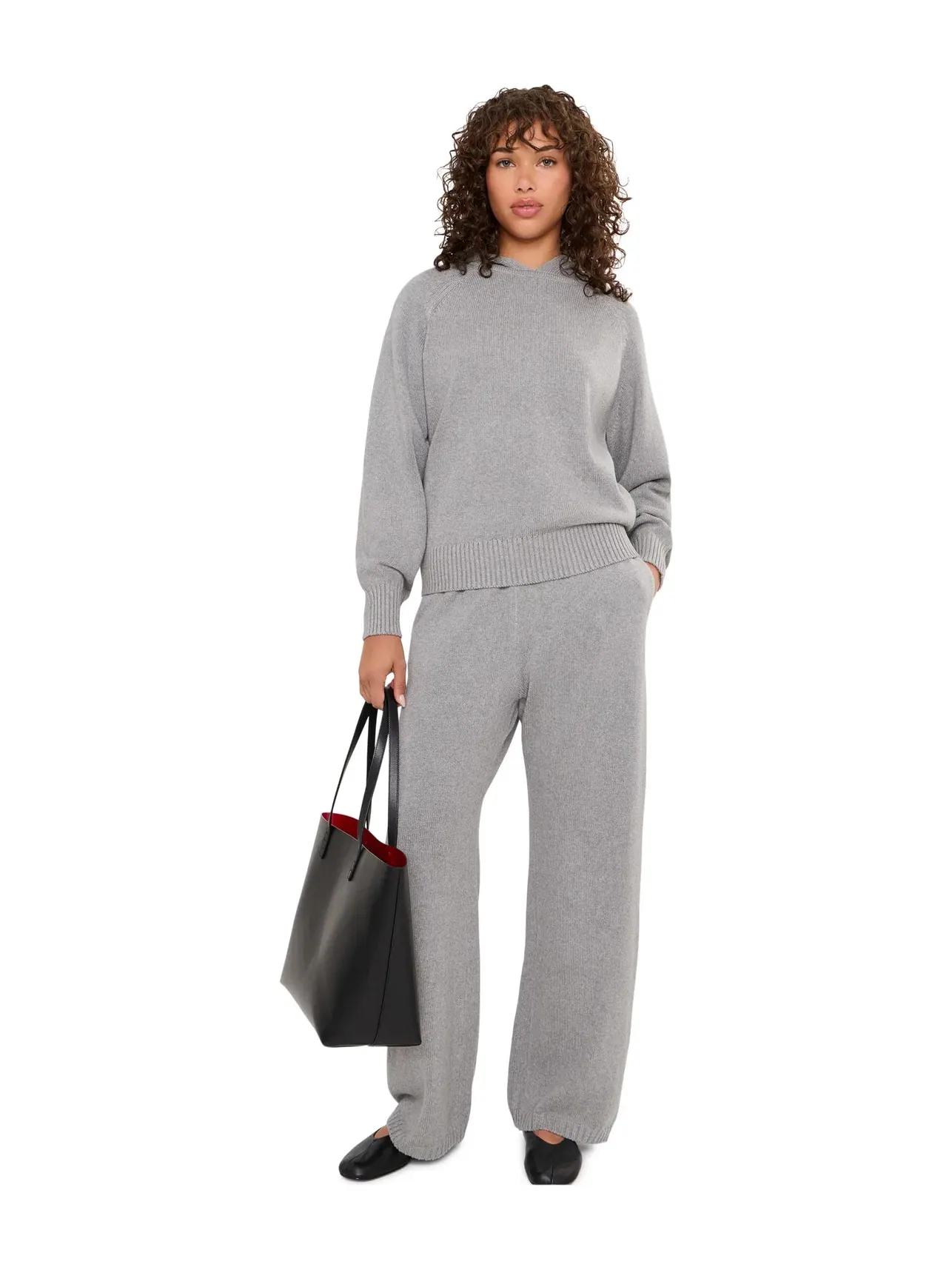 Брюки трикотажные Billie Sweater Pants Nic+Zoe — изображение 2 из 5, серый