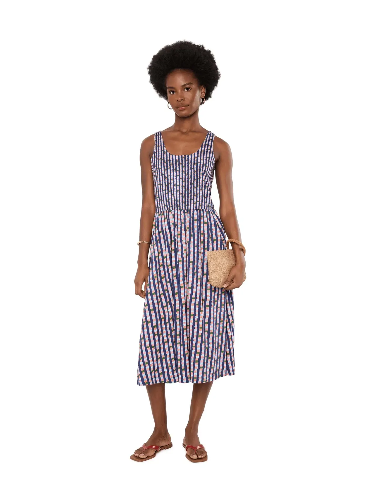 Платье NZT Reef Stripe Dani Nic+Zoe — изображение 2 из 5, индиго мульти