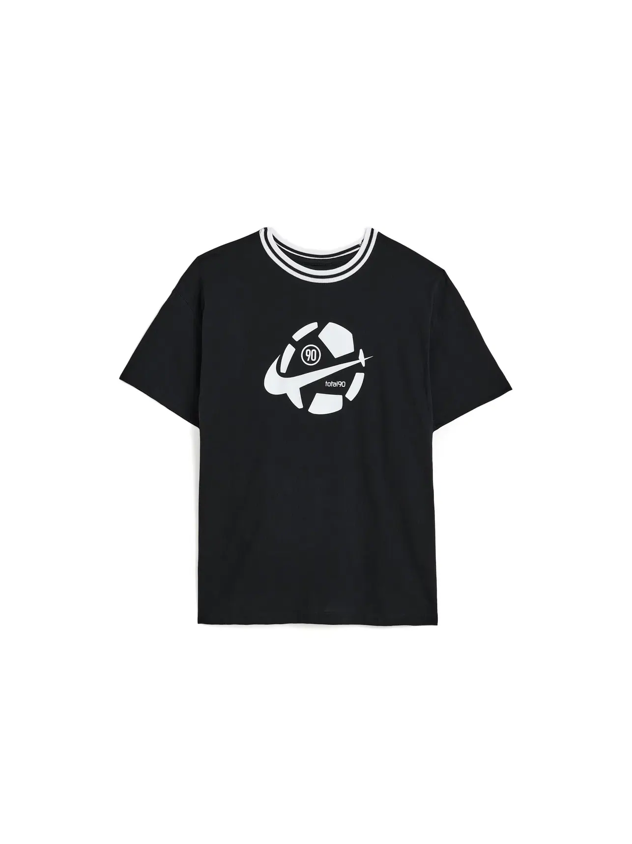 Футболка Dri-FIT Total 90 (для маленьких и больших детей) Nike Kids — черный