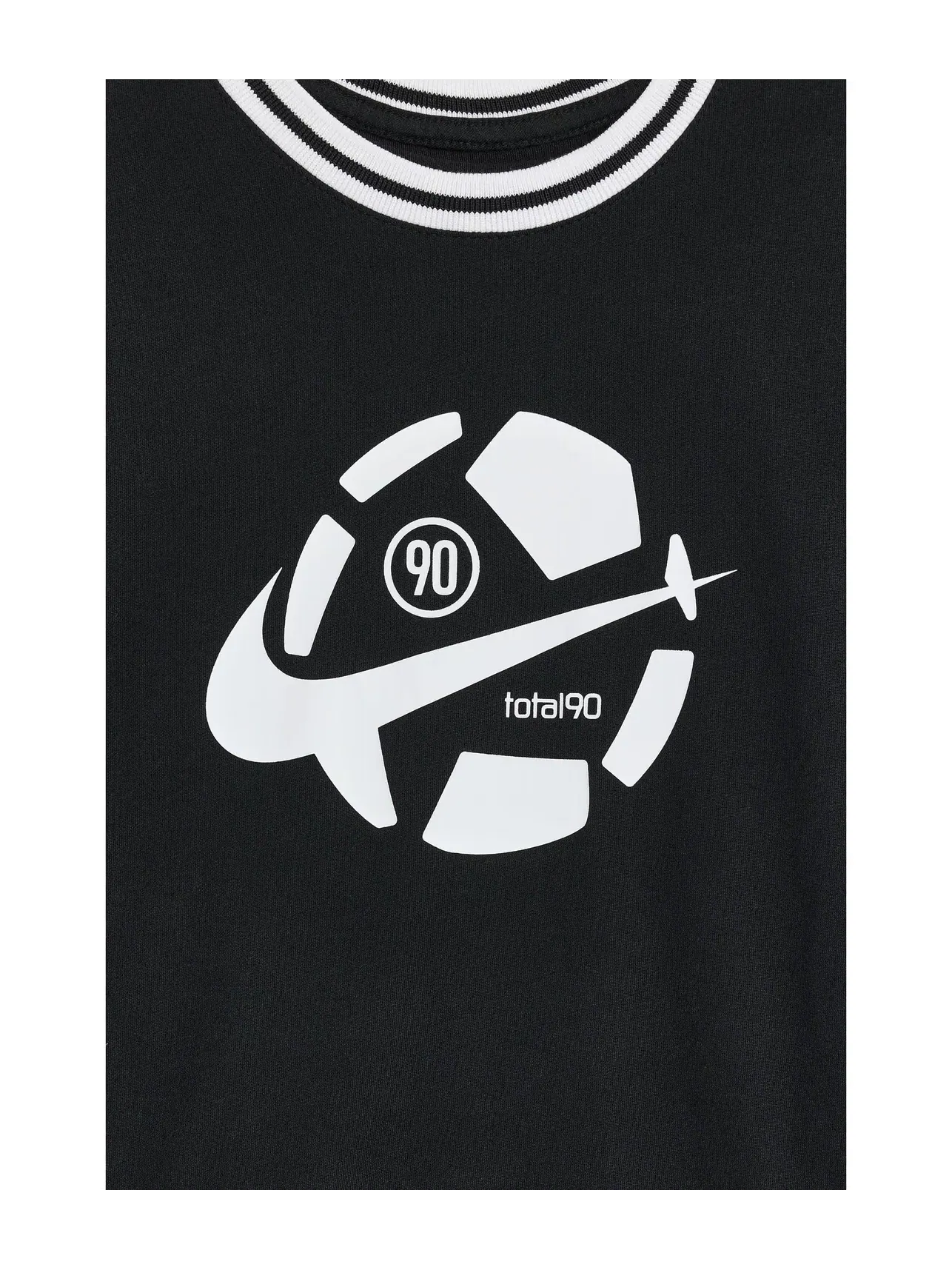 Футболка Dri-FIT Total 90 (для маленьких и больших детей) Nike Kids — изображение 3 из 3, черный