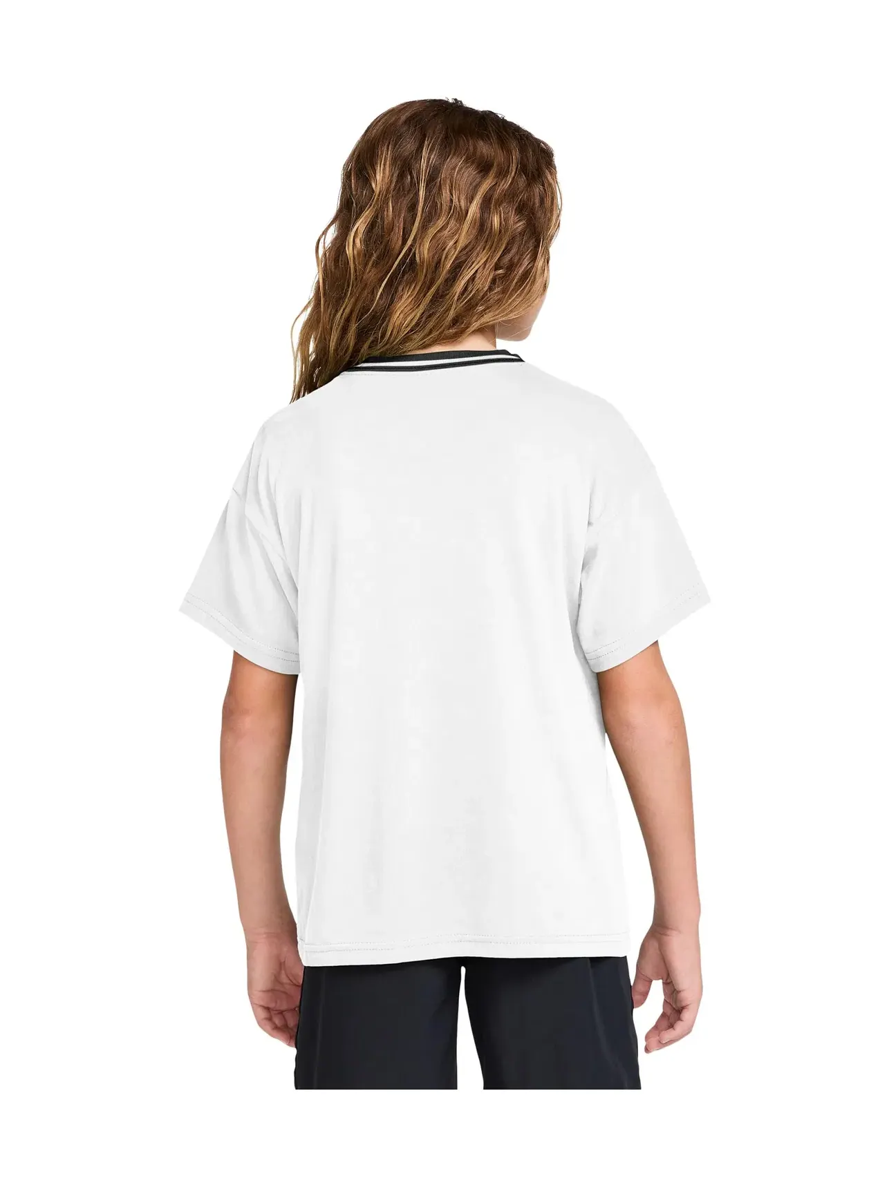 Футболка Dri-FIT Total 90 (для маленьких и больших детей) Nike Kids — изображение 2 из 3, белый