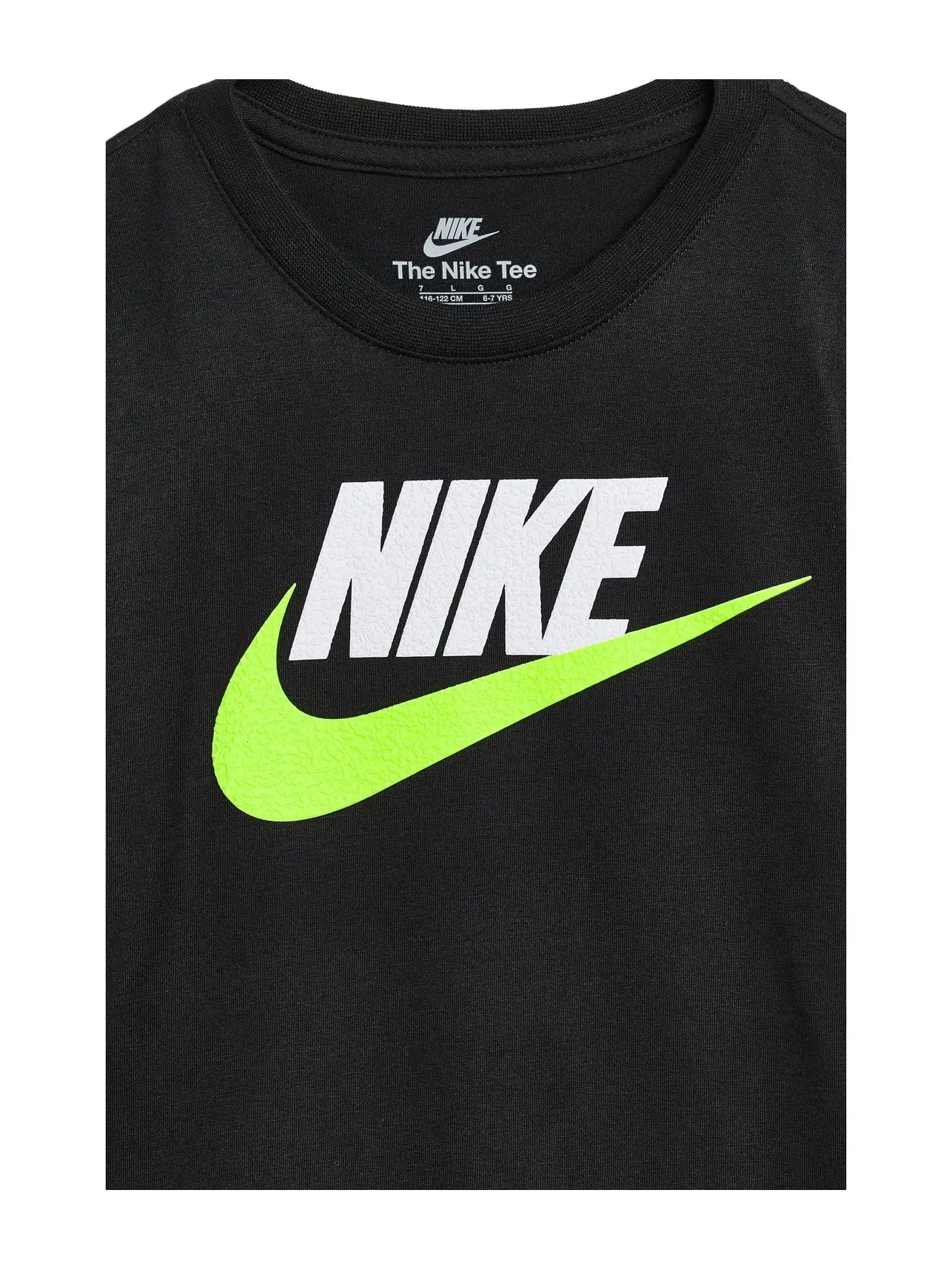 Вязаная футболка Club (для маленьких детей) Nike Kids — изображение 3 из 3, черный