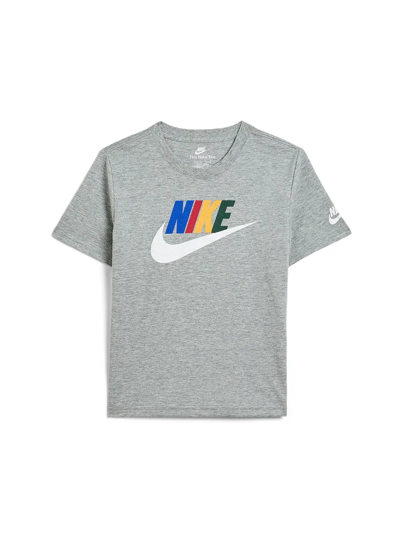 Вязаная футболка Club (для маленьких детей) Nike Kids — изображение 1 из 3, темный серый