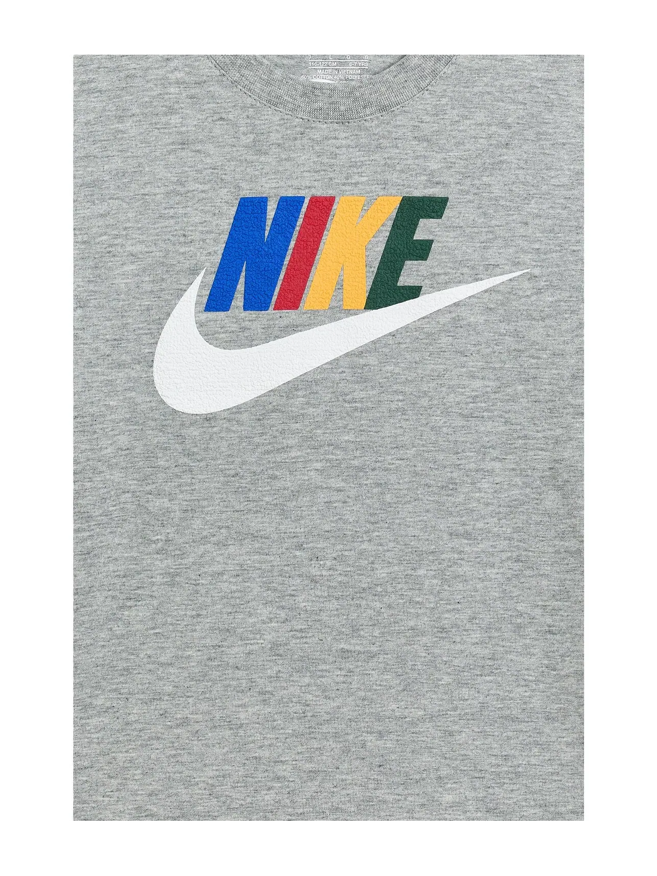 Вязаная футболка Club (для маленьких детей) Nike Kids — изображение 3 из 3, темный серый