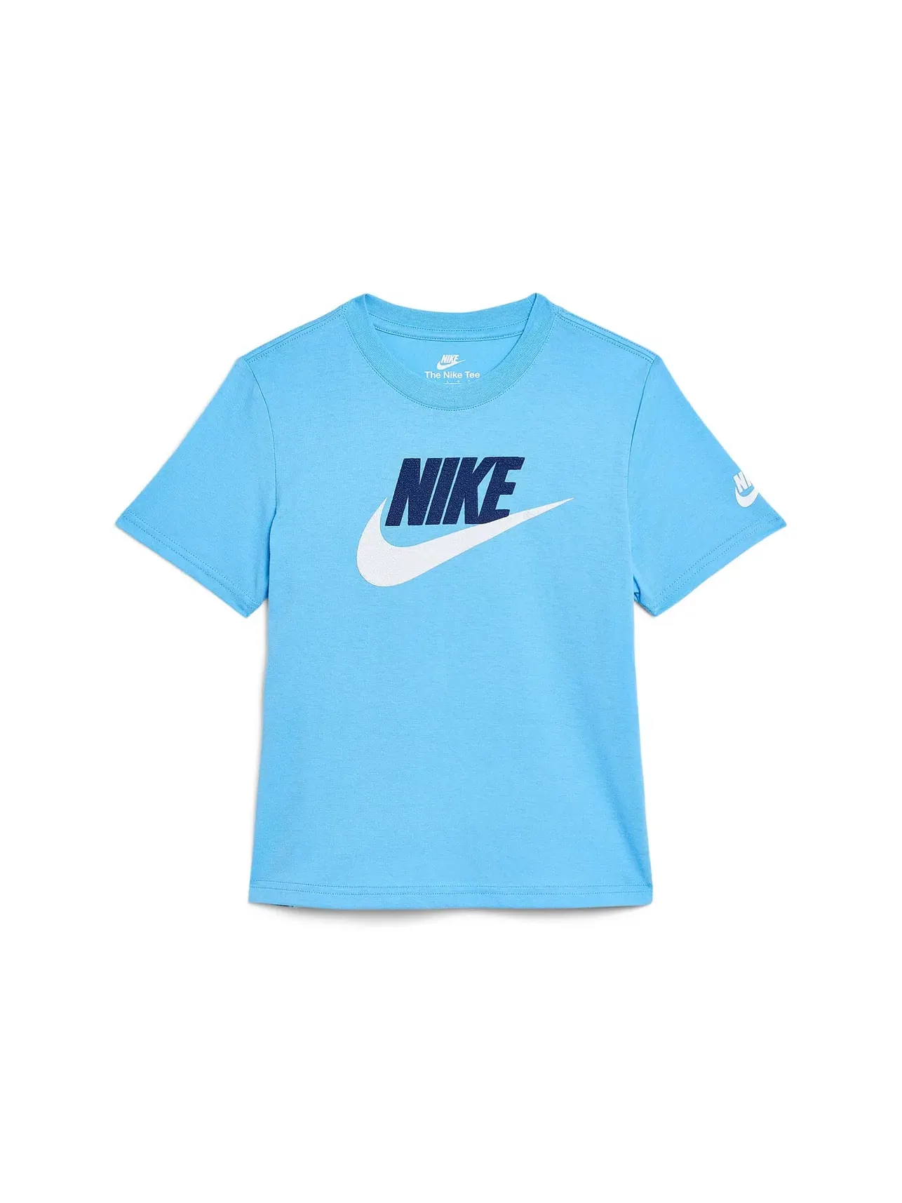 Вязаная футболка Club (для маленьких детей) Nike Kids — изображение 1 из 3, синий