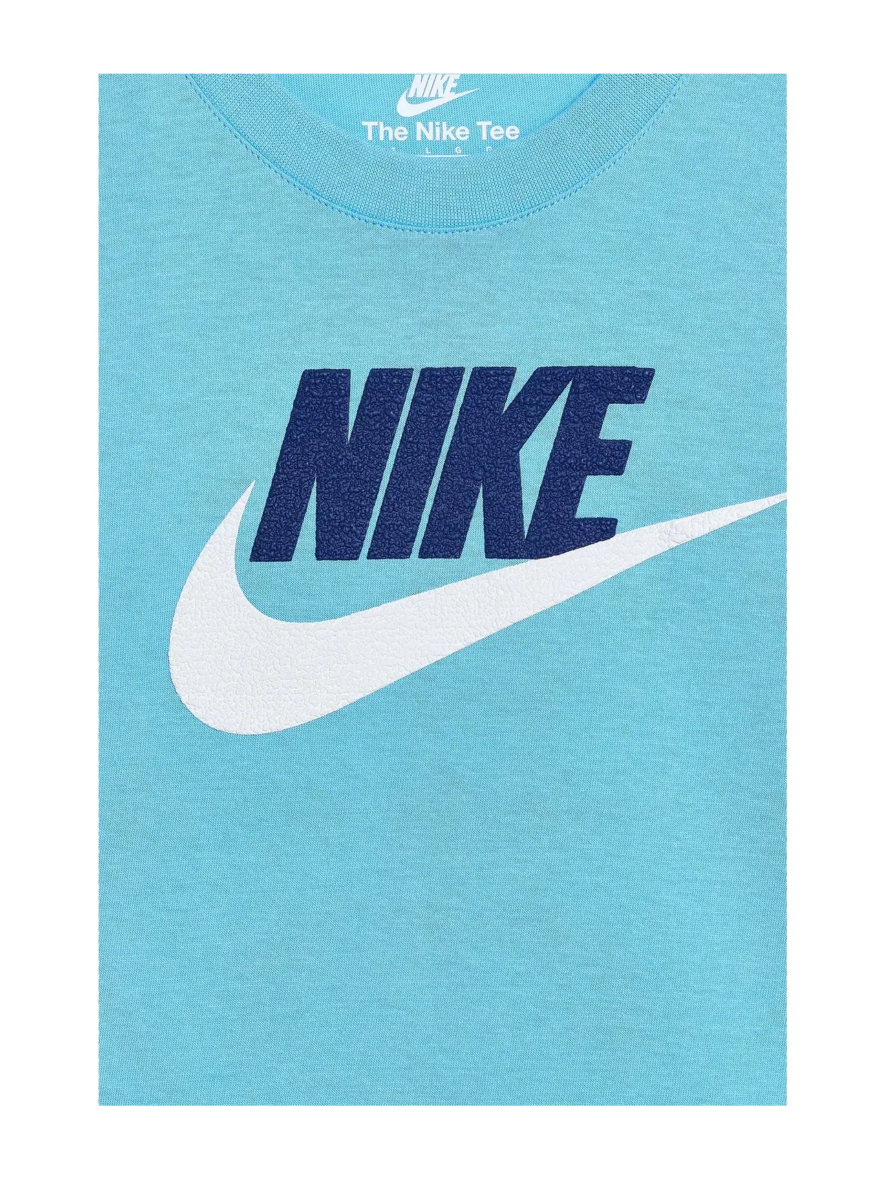 Вязаная футболка Club (для маленьких детей) Nike Kids — изображение 3 из 3, синий