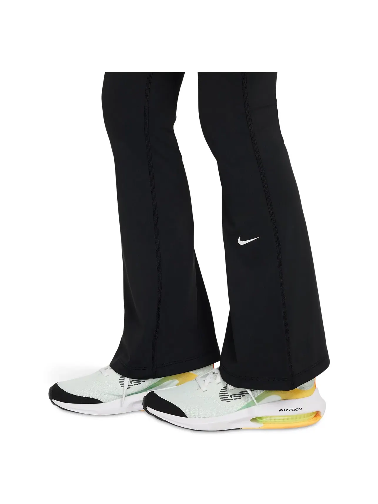 Леггинсы-клеш One Dri-FIT (для детей постарше) Nike Kids — изображение 4 из 4, черный/белый