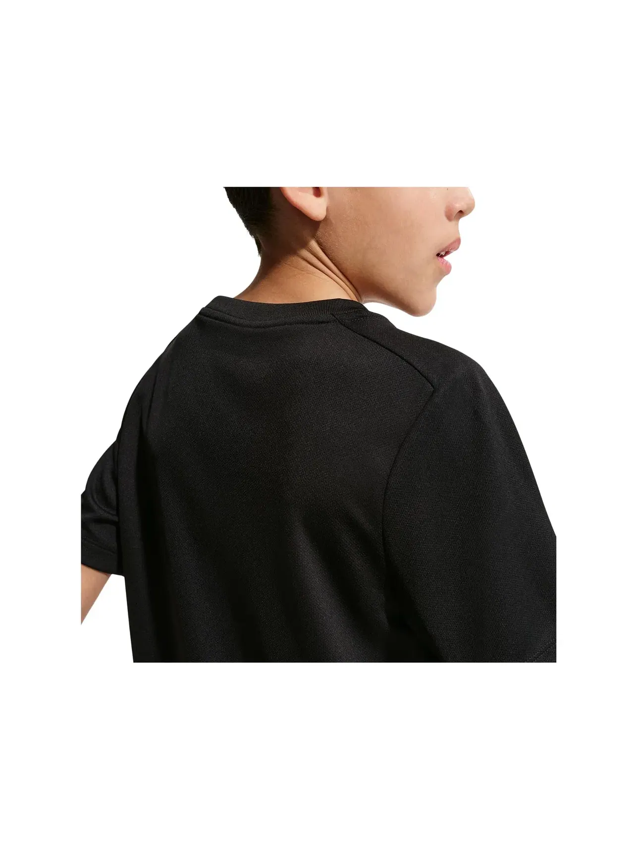 Футболка с коротким рукавом Multi Dri-FIT (для маленьких и больших детей) Nike Kids — изображение 5 из 5, черный/белый