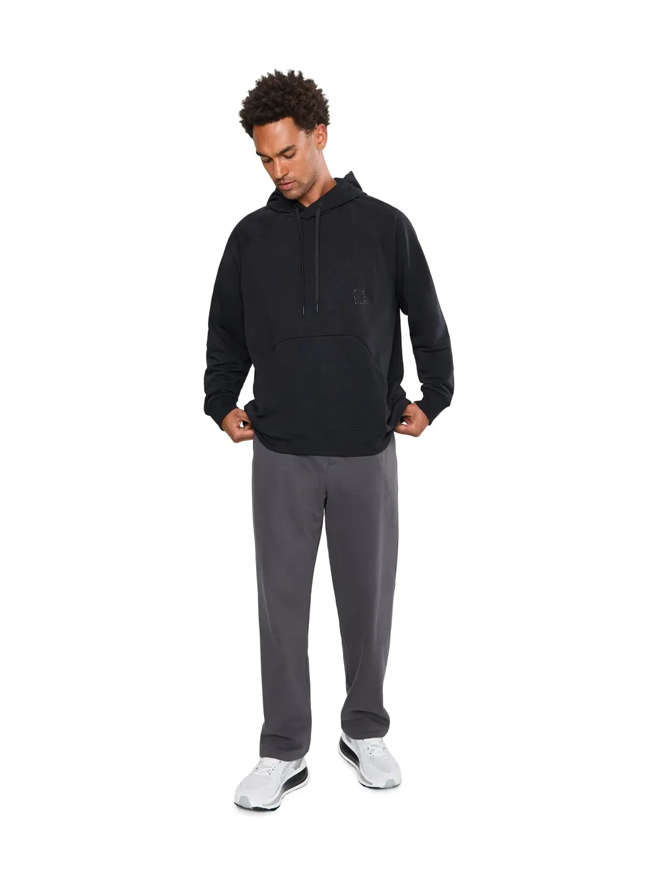 Толстовка с капюшоном и флисовой подкладкой Dri-FIT NAC для насоса Nike — изображение 1 из 4, черный/черный