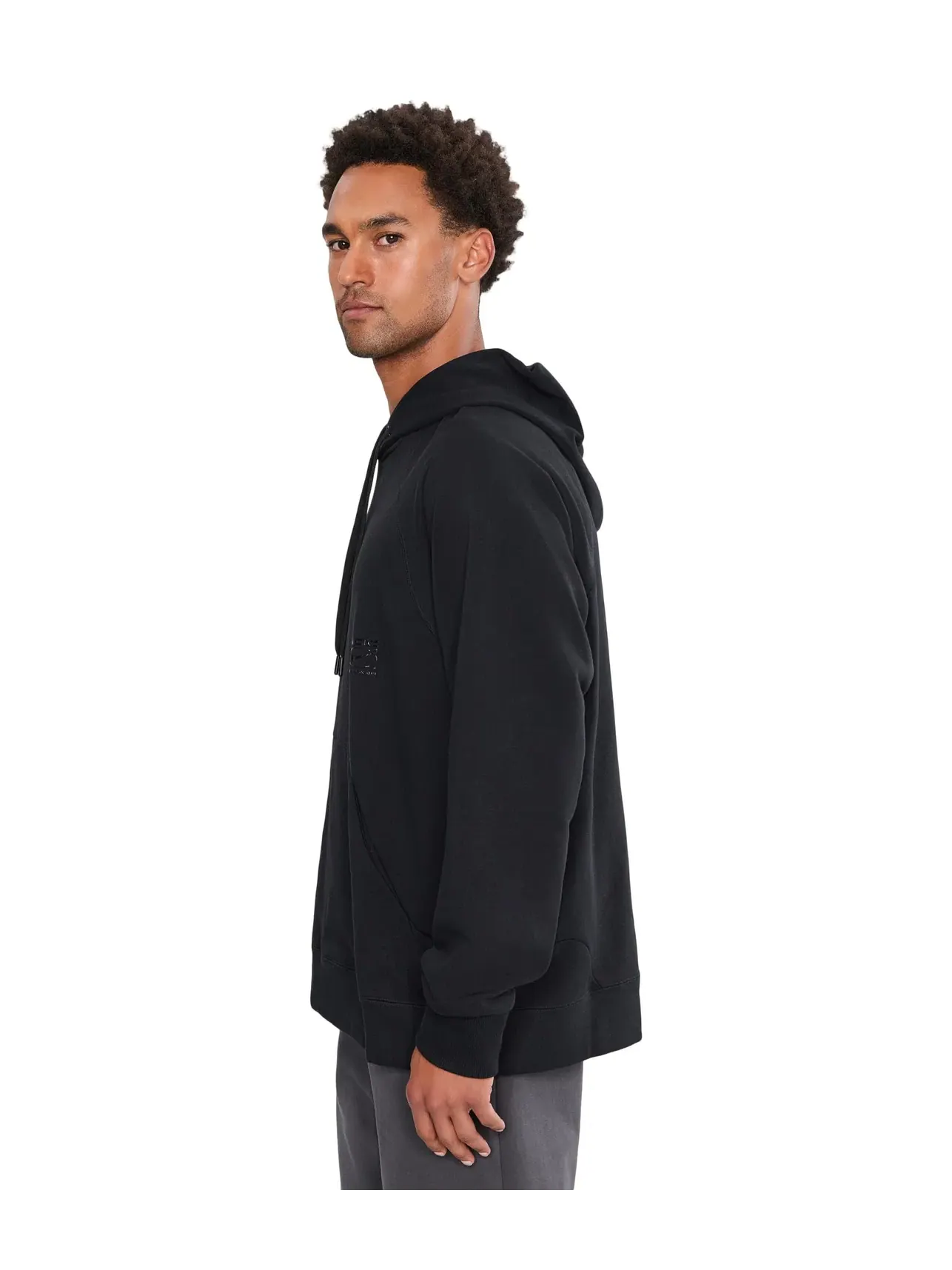 Толстовка с капюшоном и флисовой подкладкой Dri-FIT NAC для насоса Nike — изображение 2 из 4, черный/черный