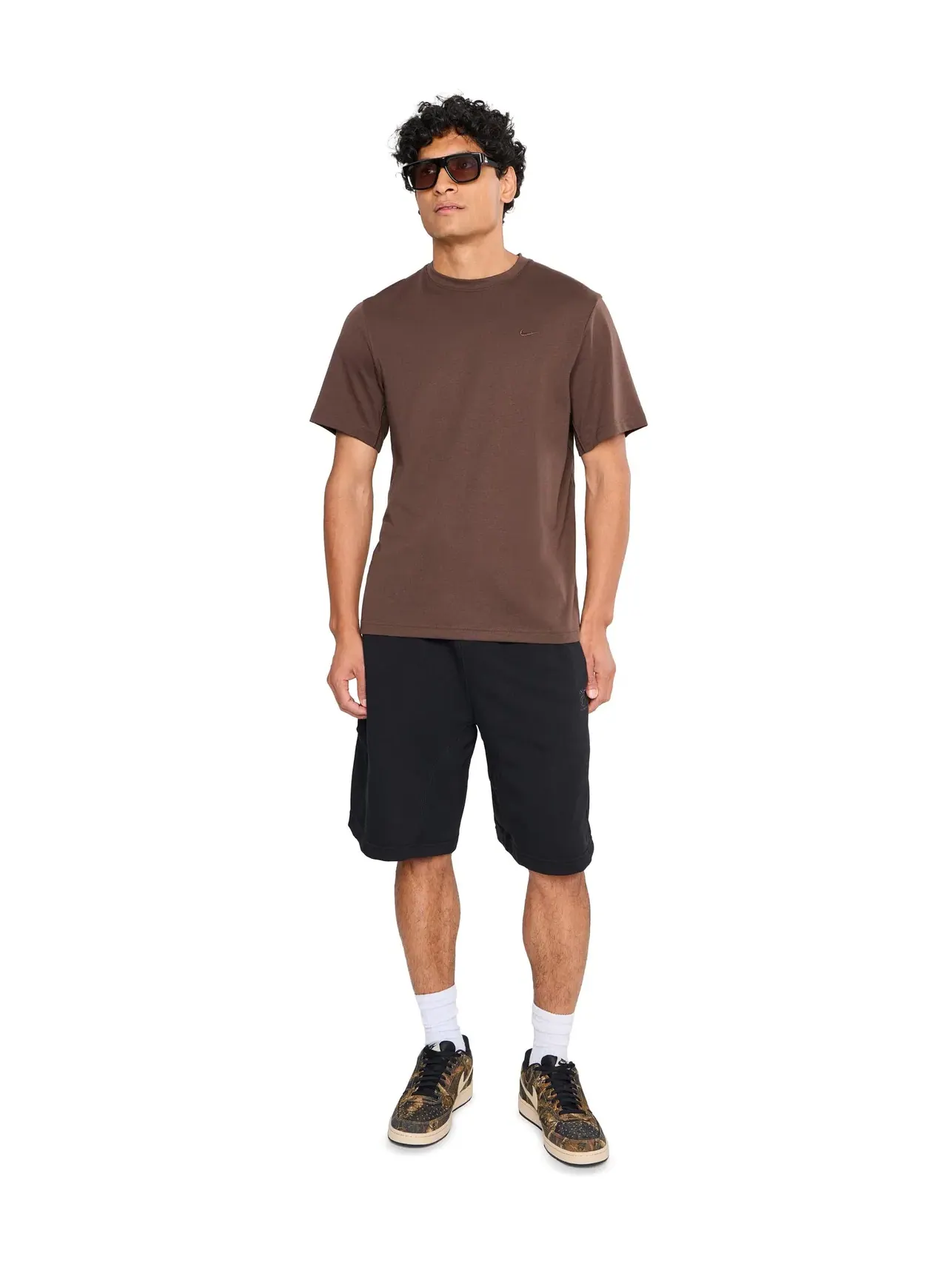 Флисовые шорты Dri-FIT NAC Nike — изображение 2 из 5, черный/прозрачный