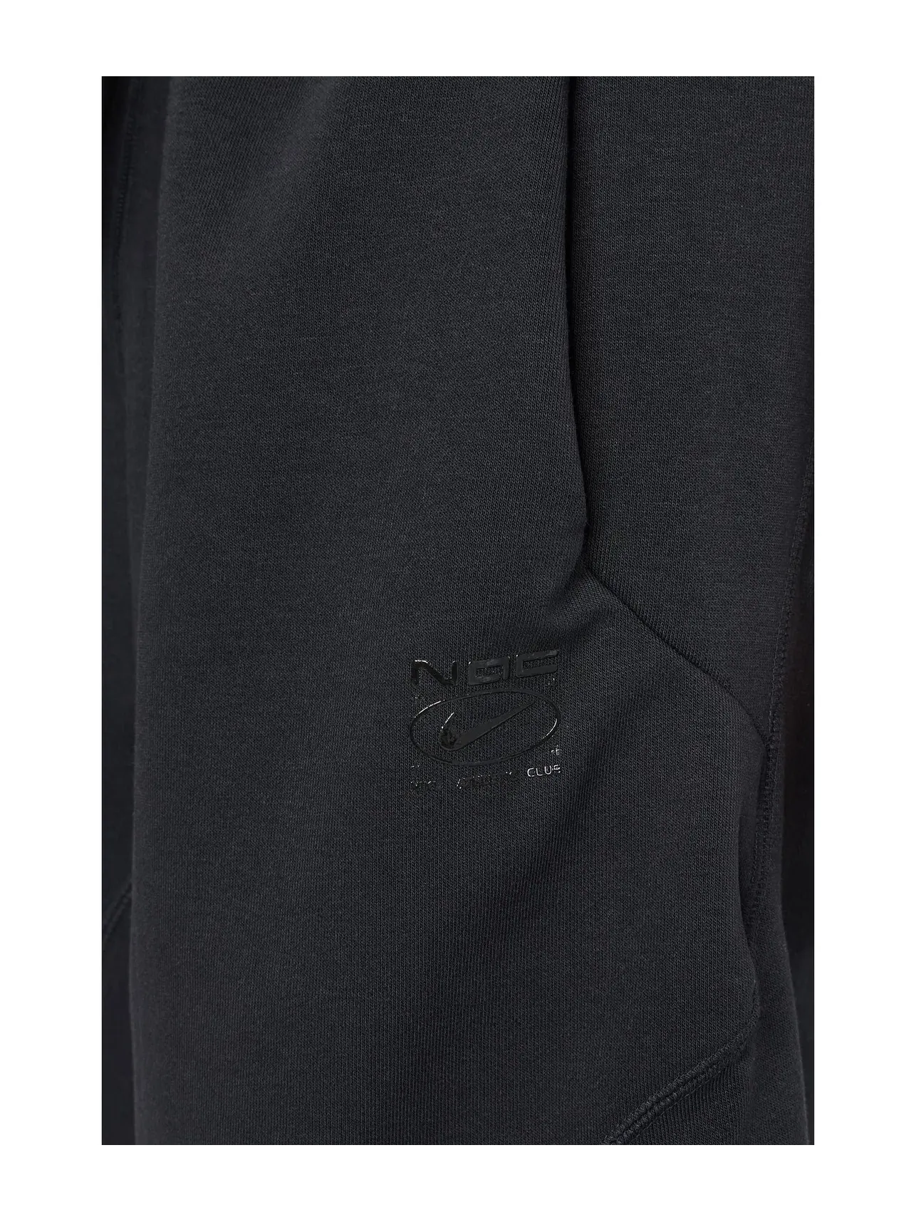 Флисовые шорты Dri-FIT NAC Nike — изображение 5 из 5, черный/прозрачный
