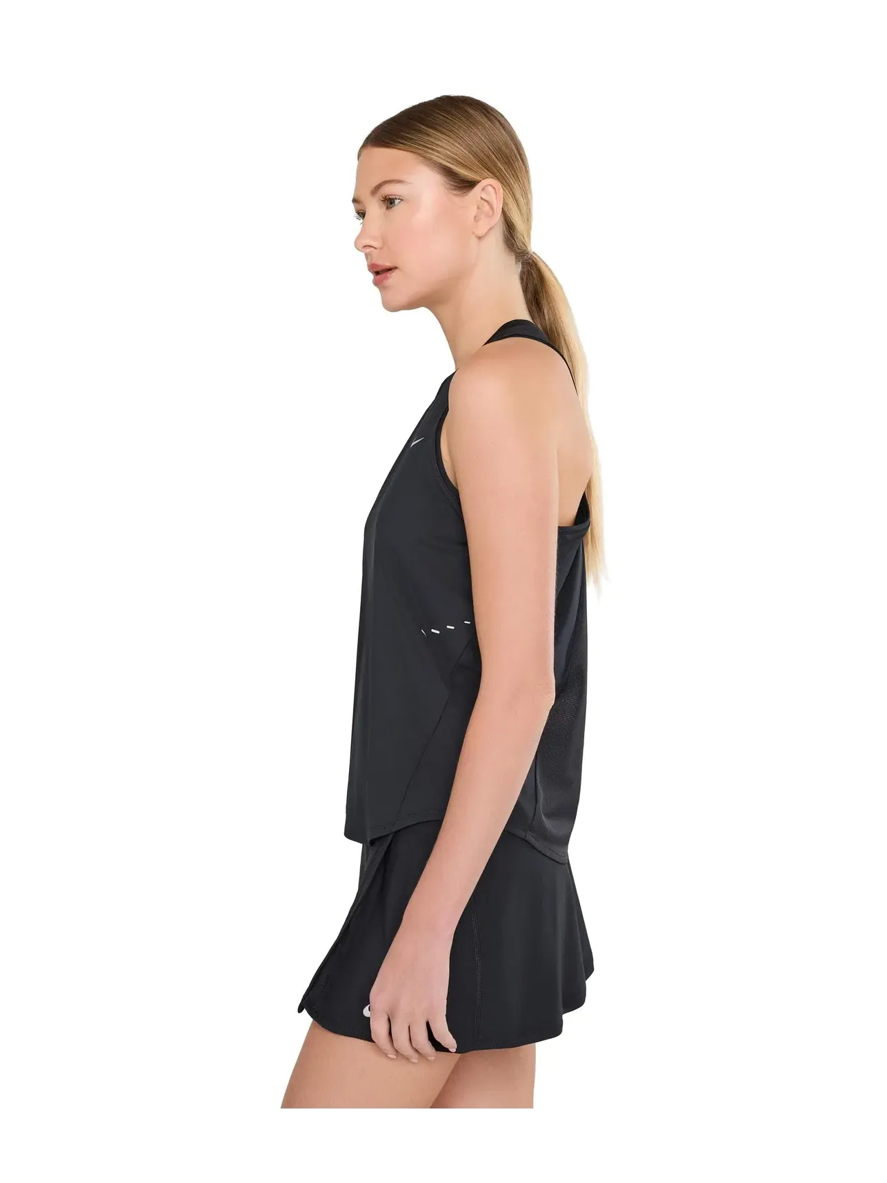 Топ-майка стандартная Swift Dri-FIT Standard Tank Nike — изображение 3 из 5, черный/серебристый
