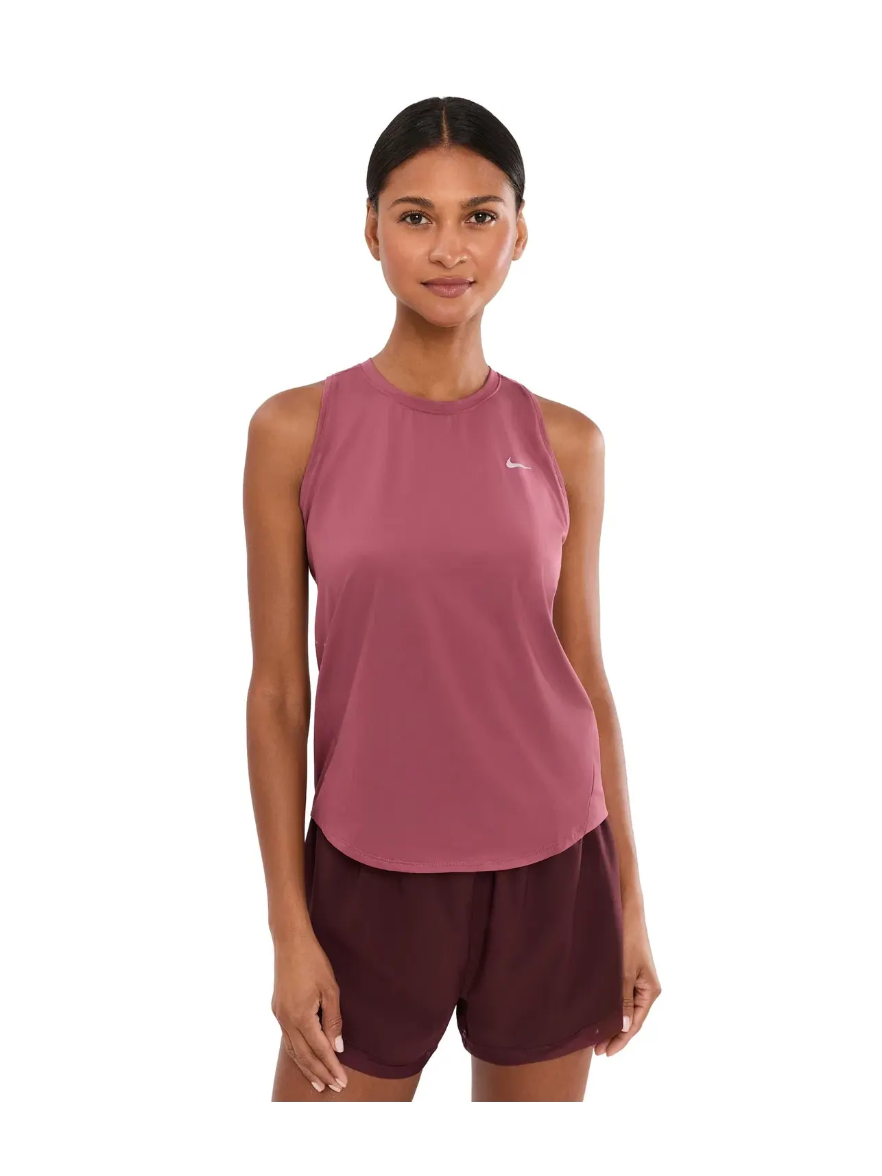 Топ-майка стандартная Swift Dri-FIT Standard Tank Nike — изображение 1 из 5, розовый/серебристый