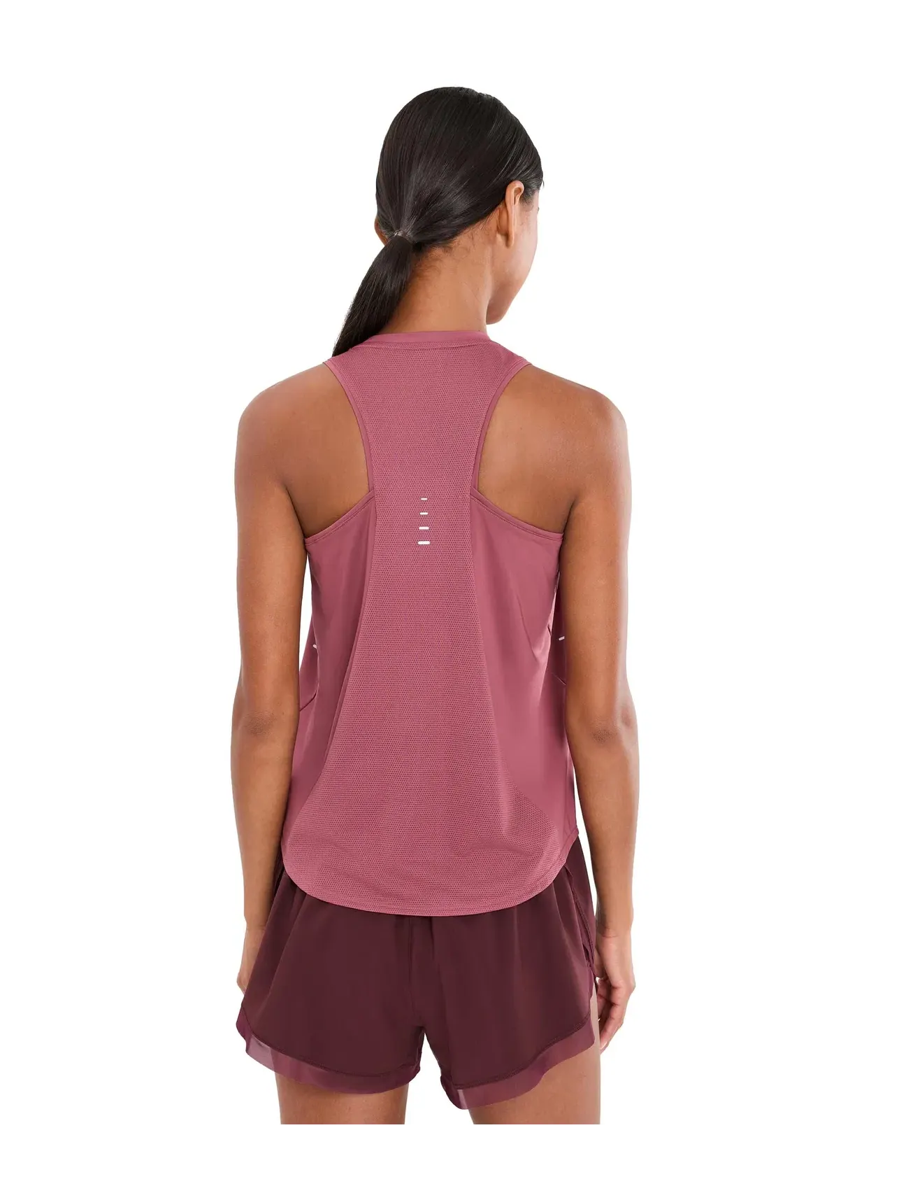 Топ-майка стандартная Swift Dri-FIT Standard Tank Nike — изображение 4 из 5, розовый/серебристый
