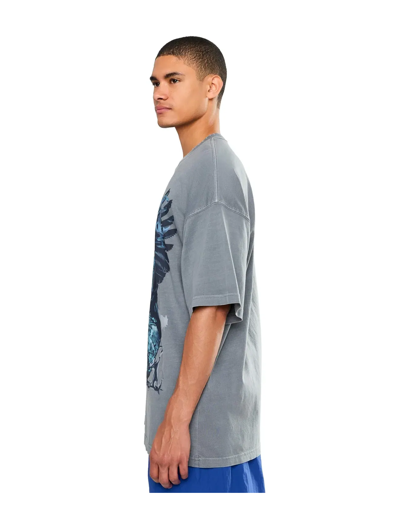 Футболка Summit Oversized с круглым вырезом Nike — изображение 3 из 5, серый