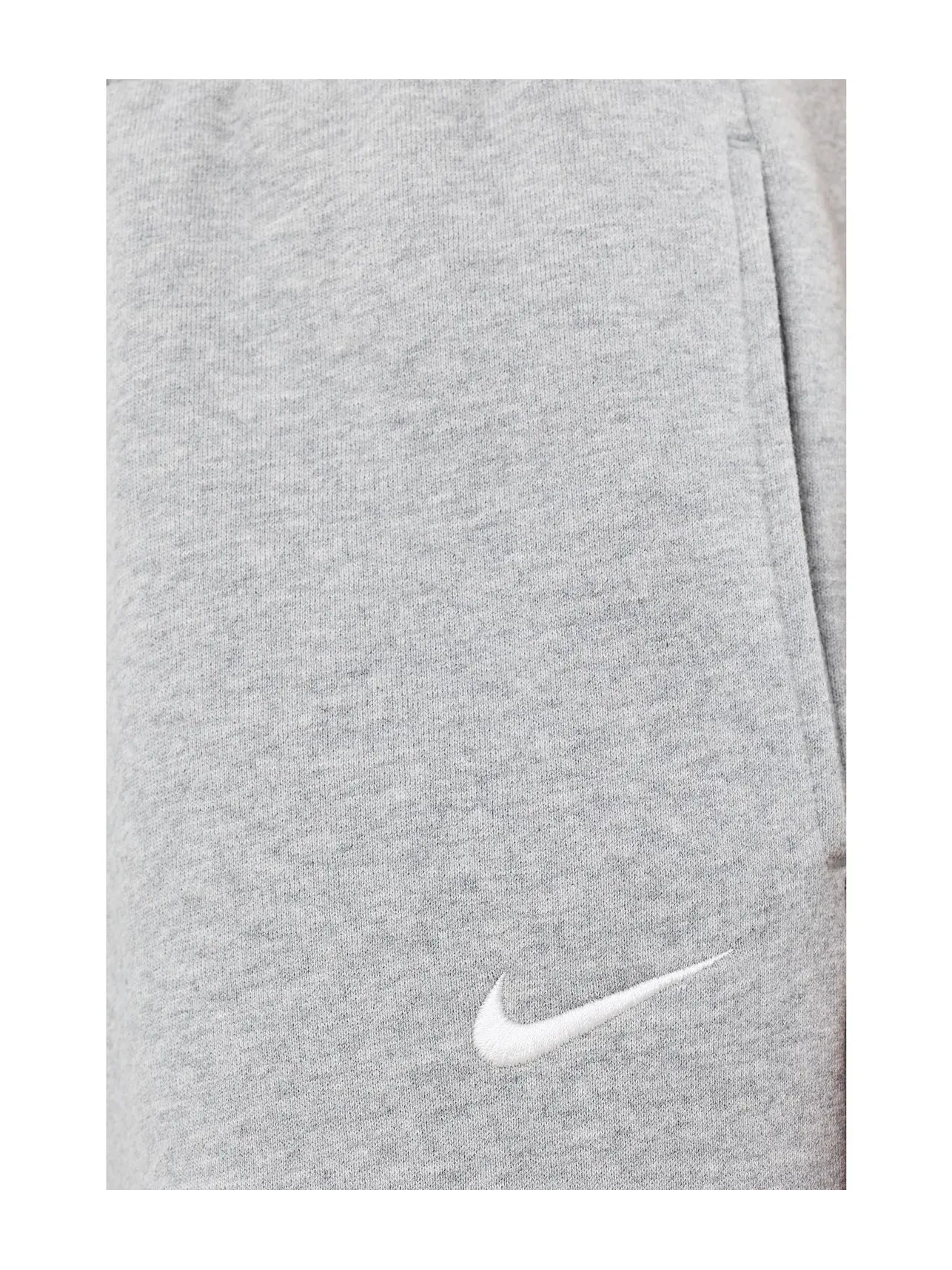Брюки Studio Fleece средней плотности, со средней посадкой, стандартные, широкие. Nike — изображение 5 из 5, темный серый