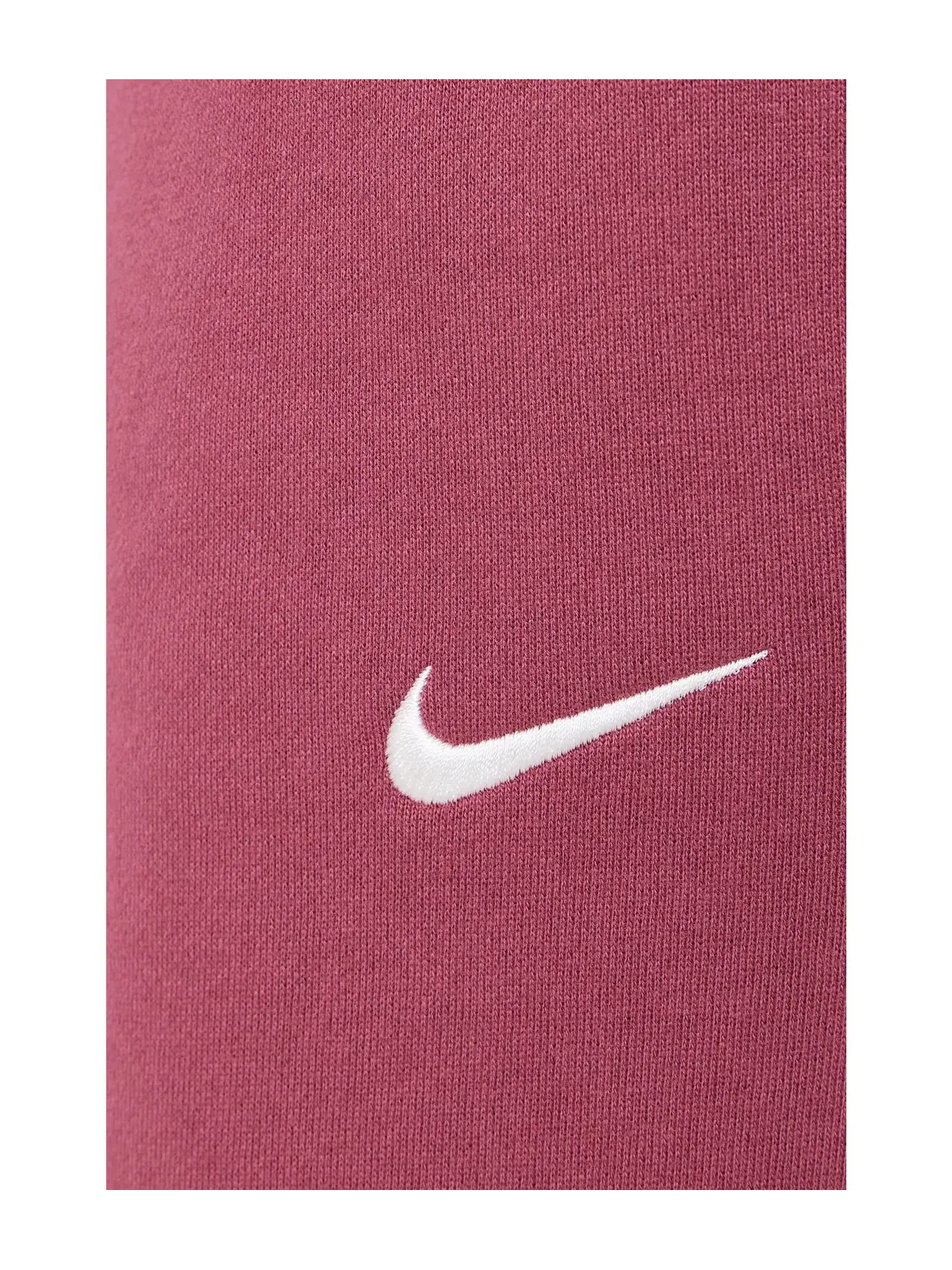 Брюки Studio Fleece средней плотности, со средней посадкой, стандартные, широкие. Nike — изображение 5 из 5, розовый