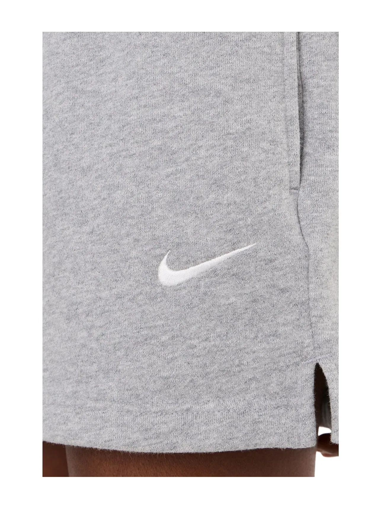 Шорты Studio Fleece Mid-Rise 4" Nike — изображение 5 из 5, темный серый