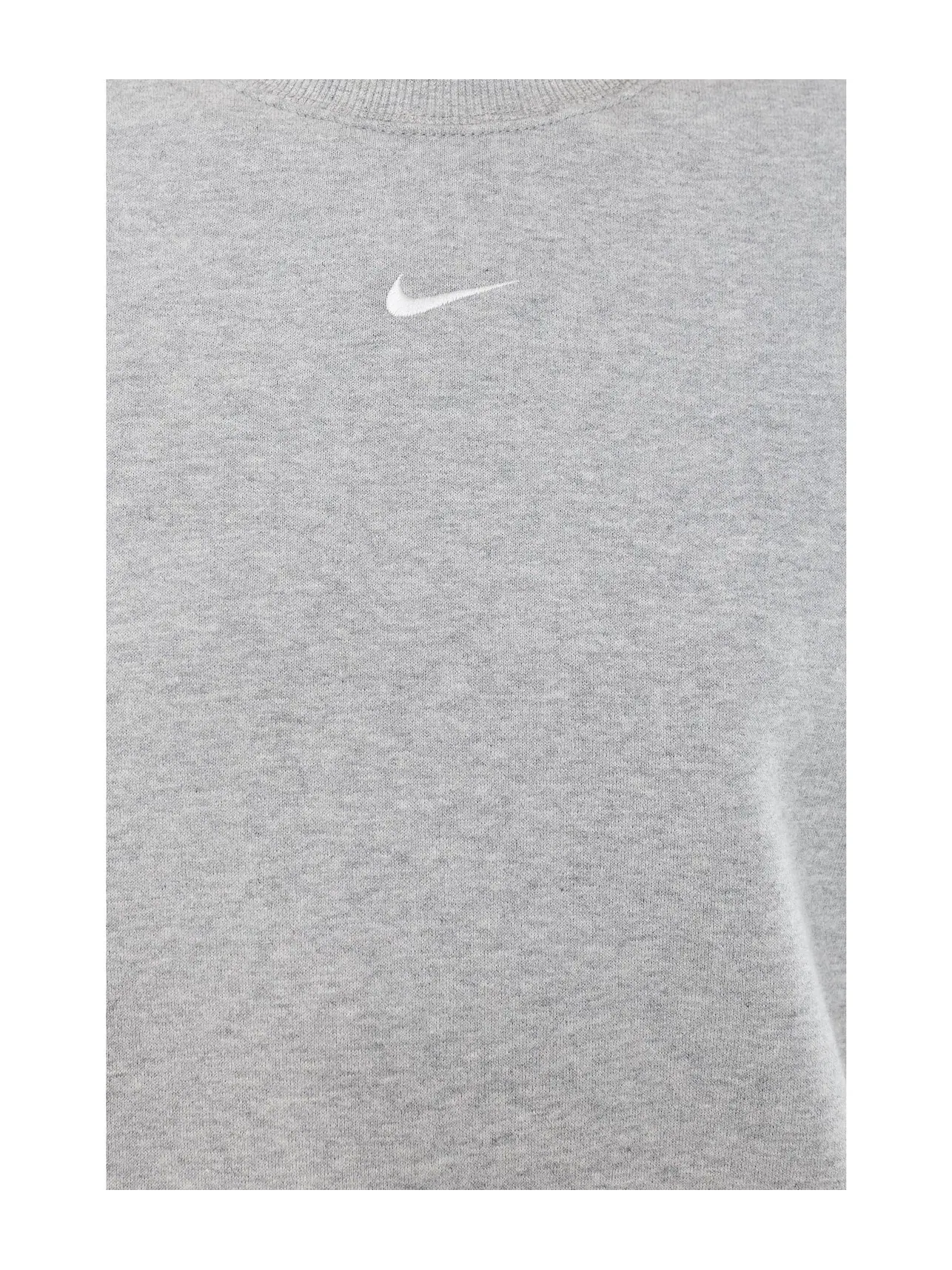 Толстовка Studio Fleece средней плотности с круглым вырезом свободного кроя Nike — изображение 5 из 5, темный серый