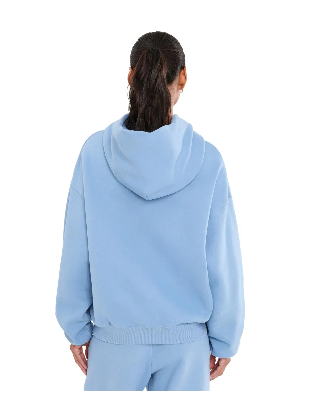 Толстовка с капюшоном Studio Fleece средней плотности, свободного кроя. Nike — изображение 4 из 5, синий